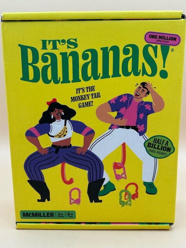 MCMILLER ENTERTAINMENT It’s Bananas! The Monkey Tail Game – Funny – Open Box