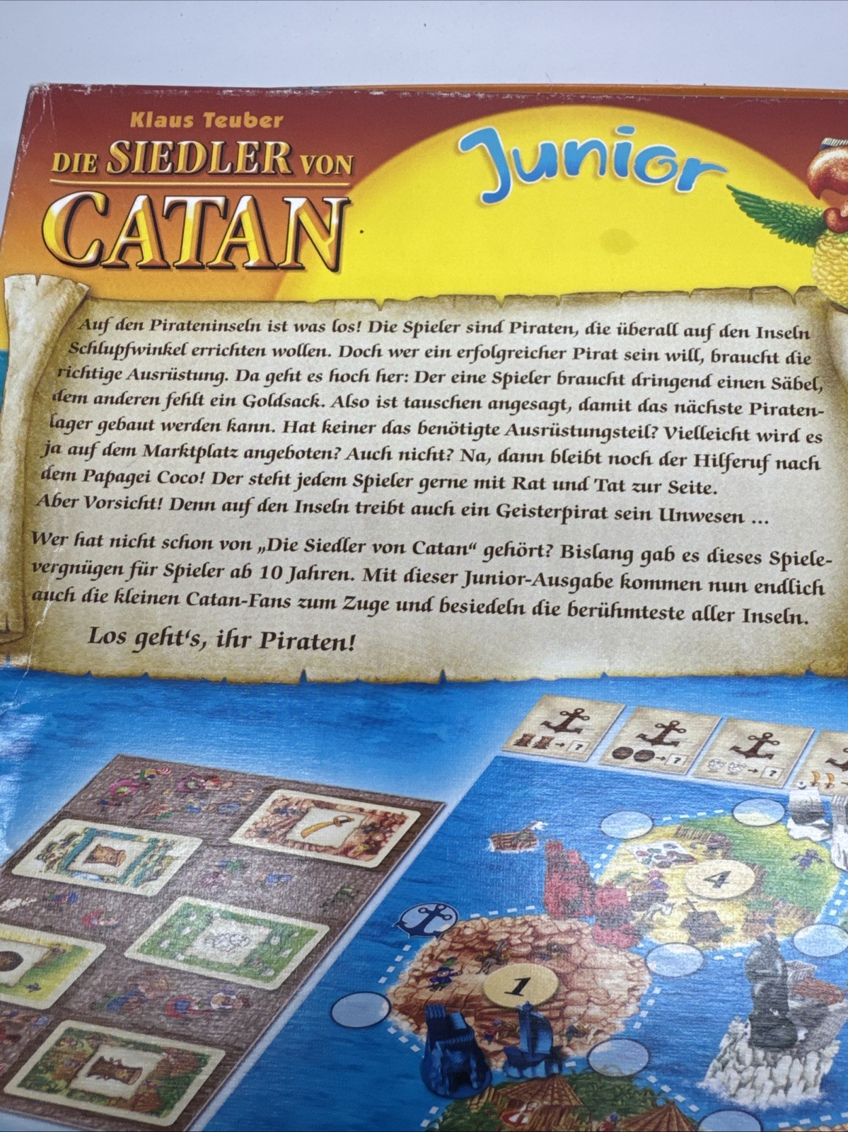 Brettspiel,Kinder,Die Siedler Von Catan Junior,gebraucht,Vintage,Komplett,Kosmos