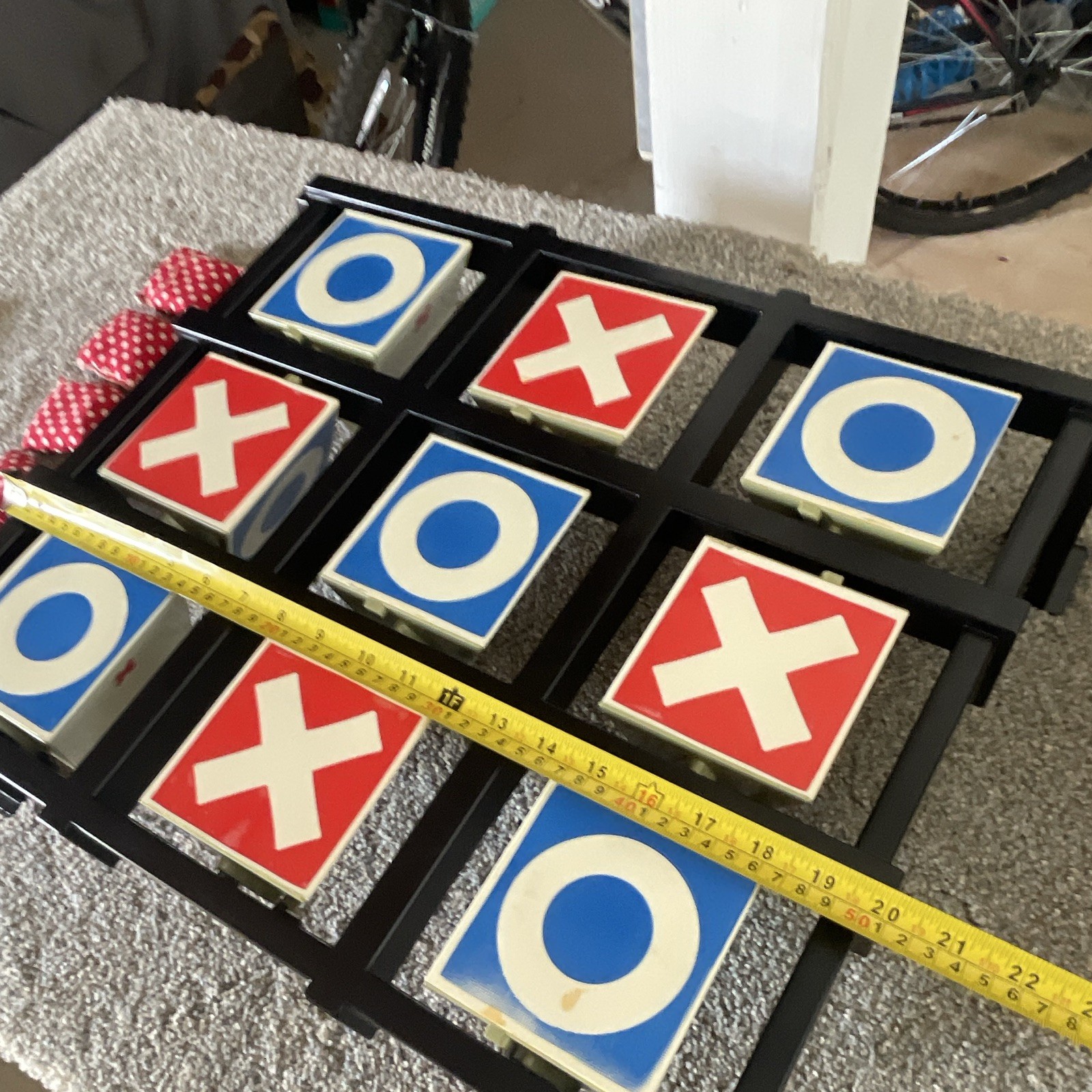 Ideal Toss Across Vintage Tic-Tac-Toe Game 2 Players Ages 6+ 1969 MPN 2112-1