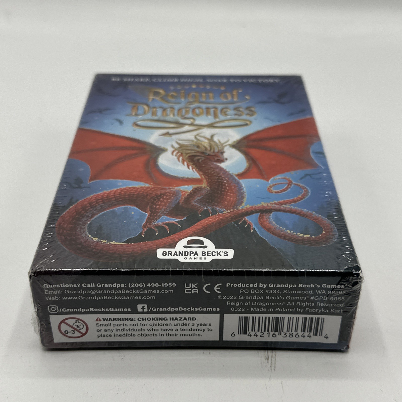 Reign of Dragoness Card Game (Sealed, Brand New) Grandpa Beck’s Games