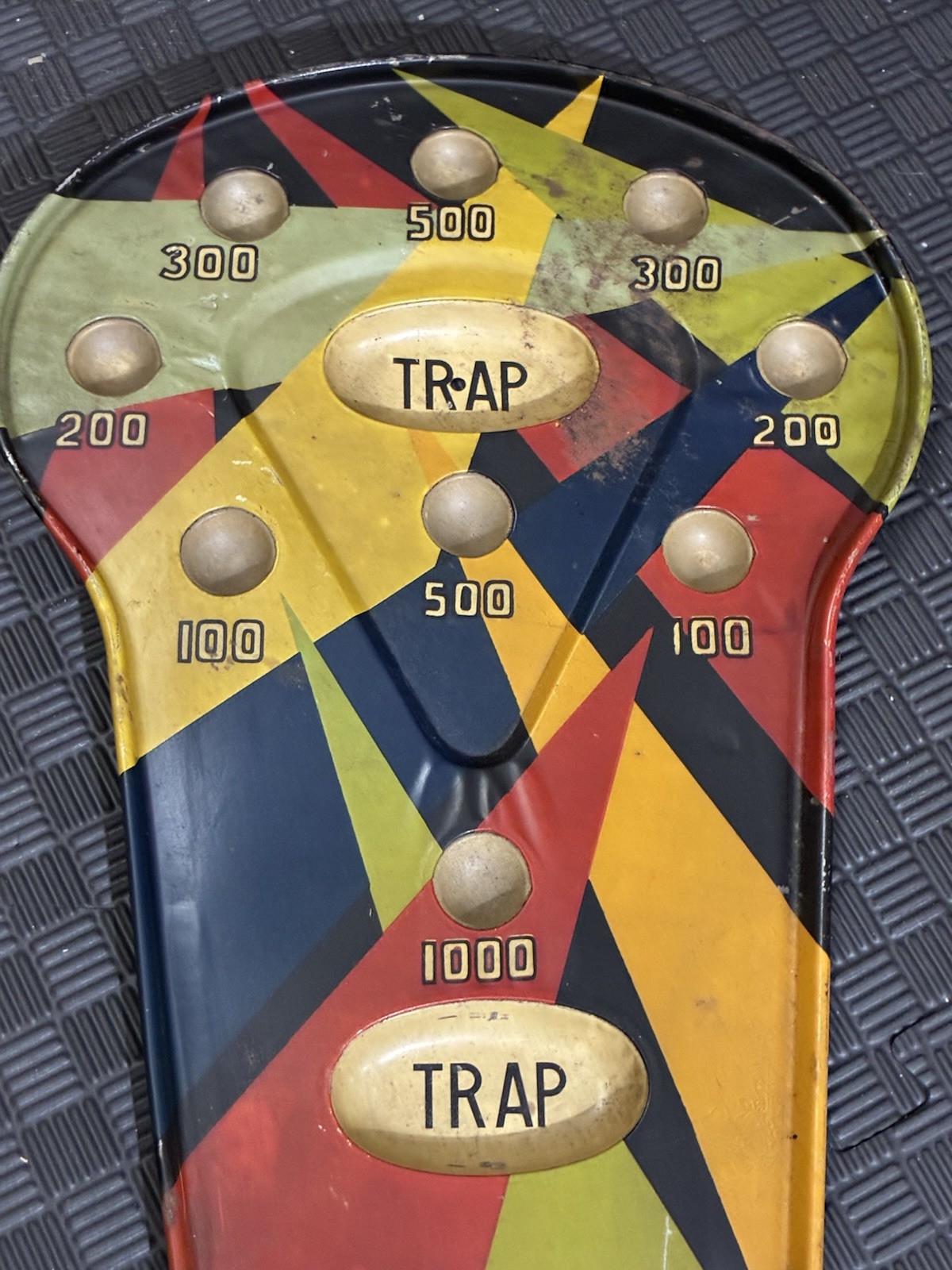 vintage “Tumble Bugs” tabletop game from the early 20th century.