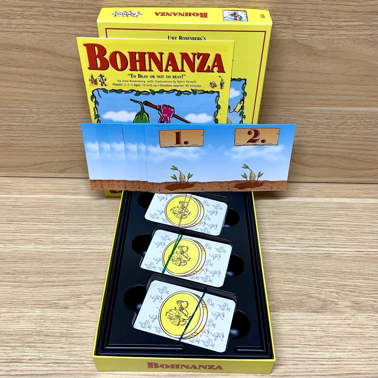 Bohnanza Board Game Rio Grande Games 2016 Uwe Rosenberg Card Game Complete
