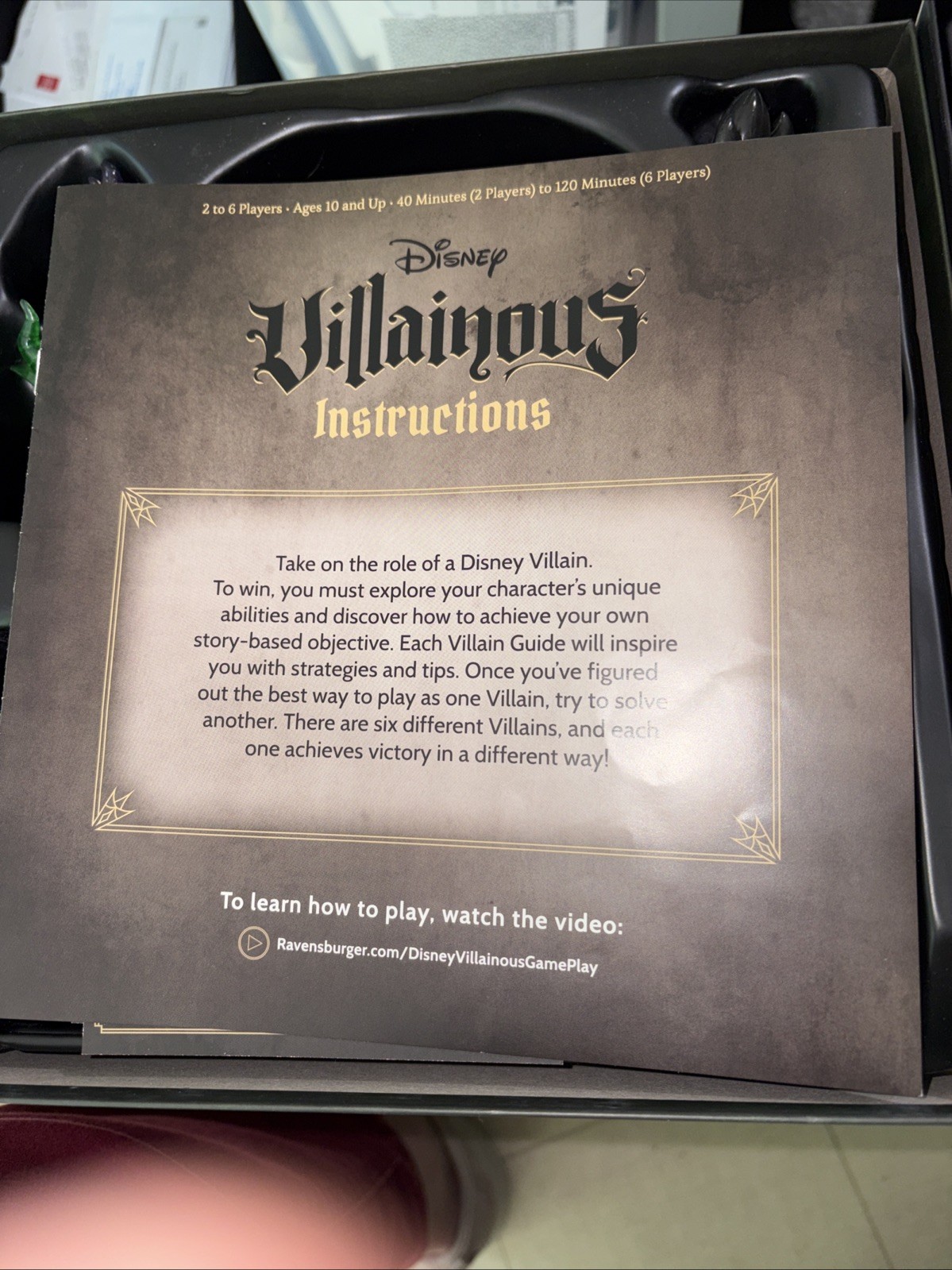 Ravensburger Disney Villainous GameWorst Takes It All Bigger& Wicked To The Core