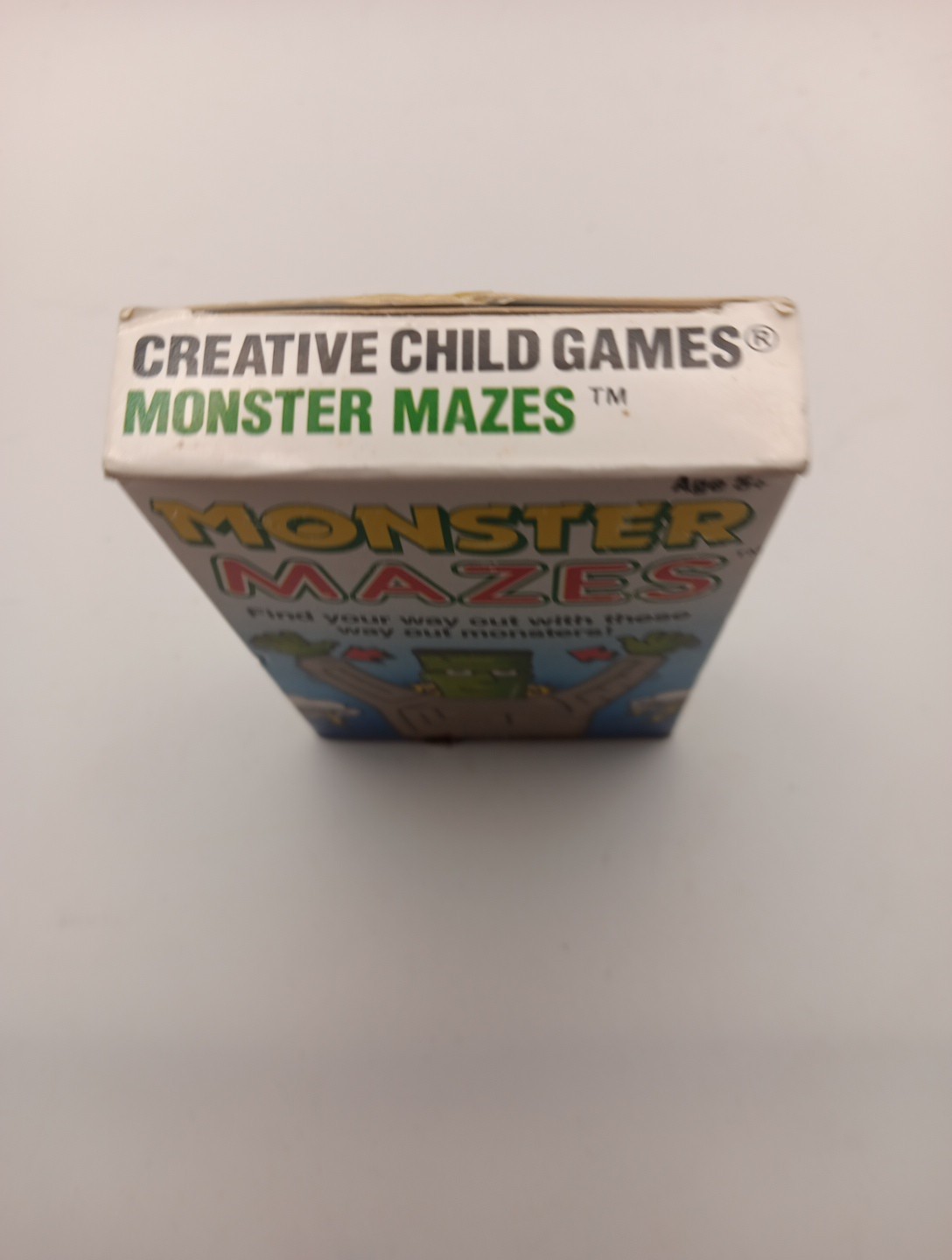VTG 1993 Creative Child Games MONSTER MAZES 36 Card Activity Set