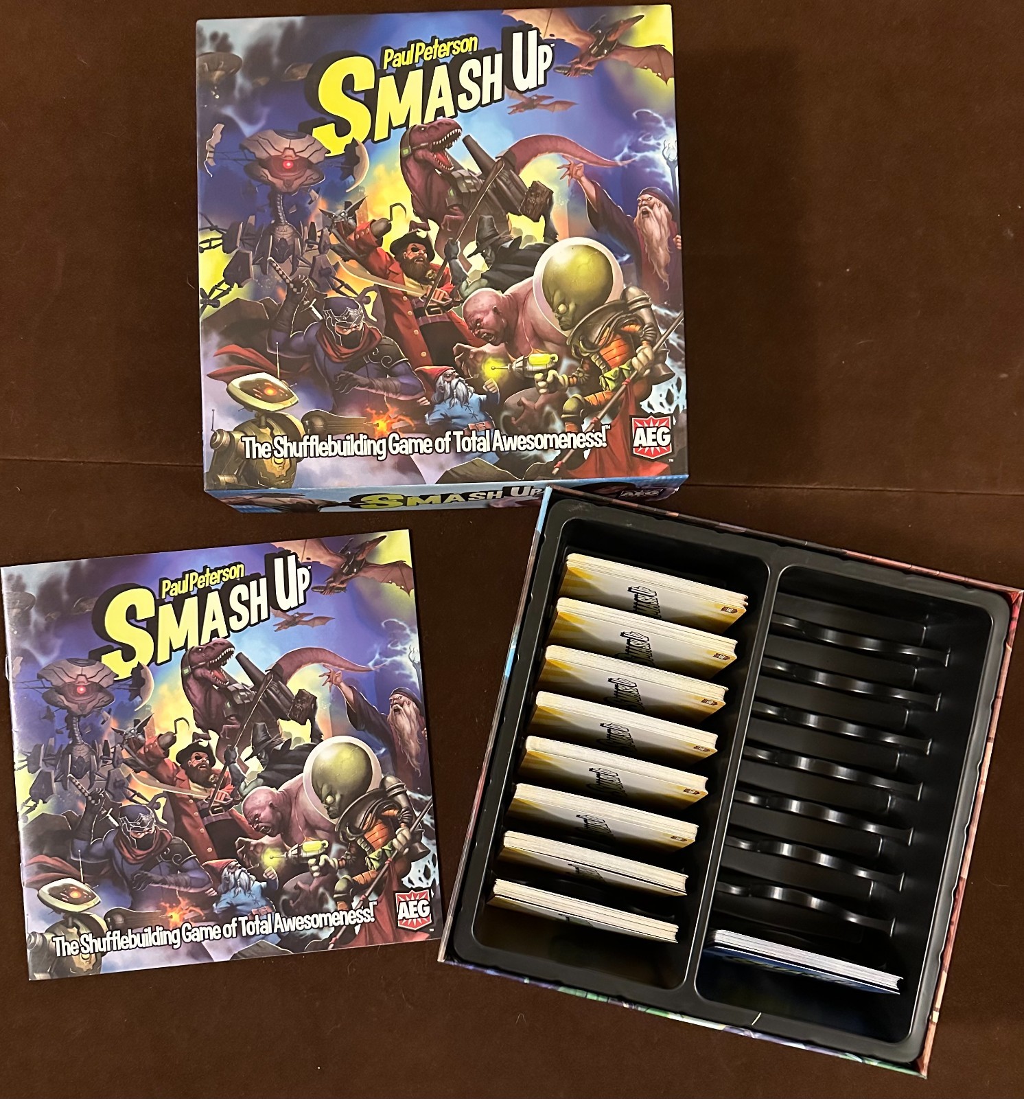 AEG Smash Up Board Game Card Game by Paul Peterson Complete