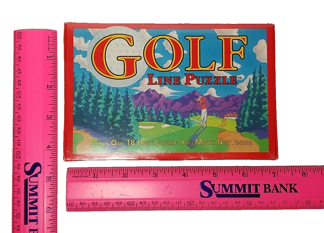 GOLF LINE PUZZLE – This 18 Hole Course You Might Not Finish – Binary Arts 1994