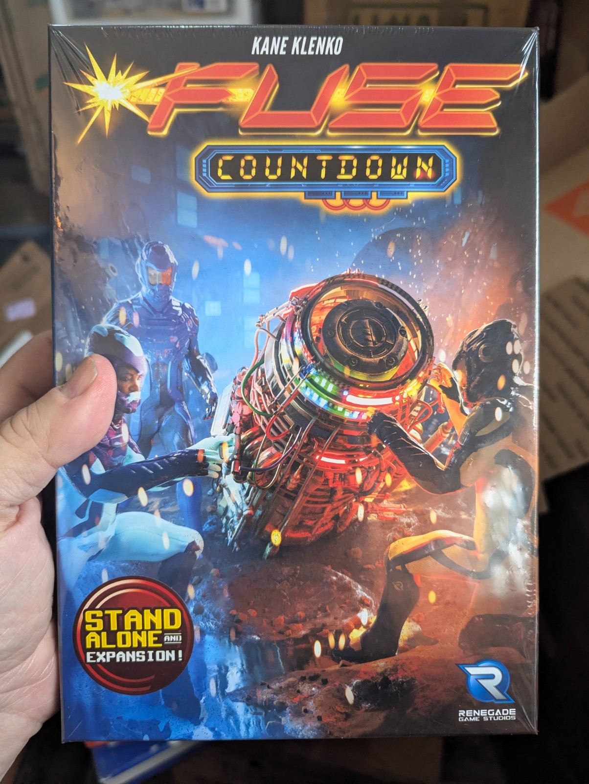 FUSE Countdown with New Expansion And Stand Alone Board Game SEALED 2022