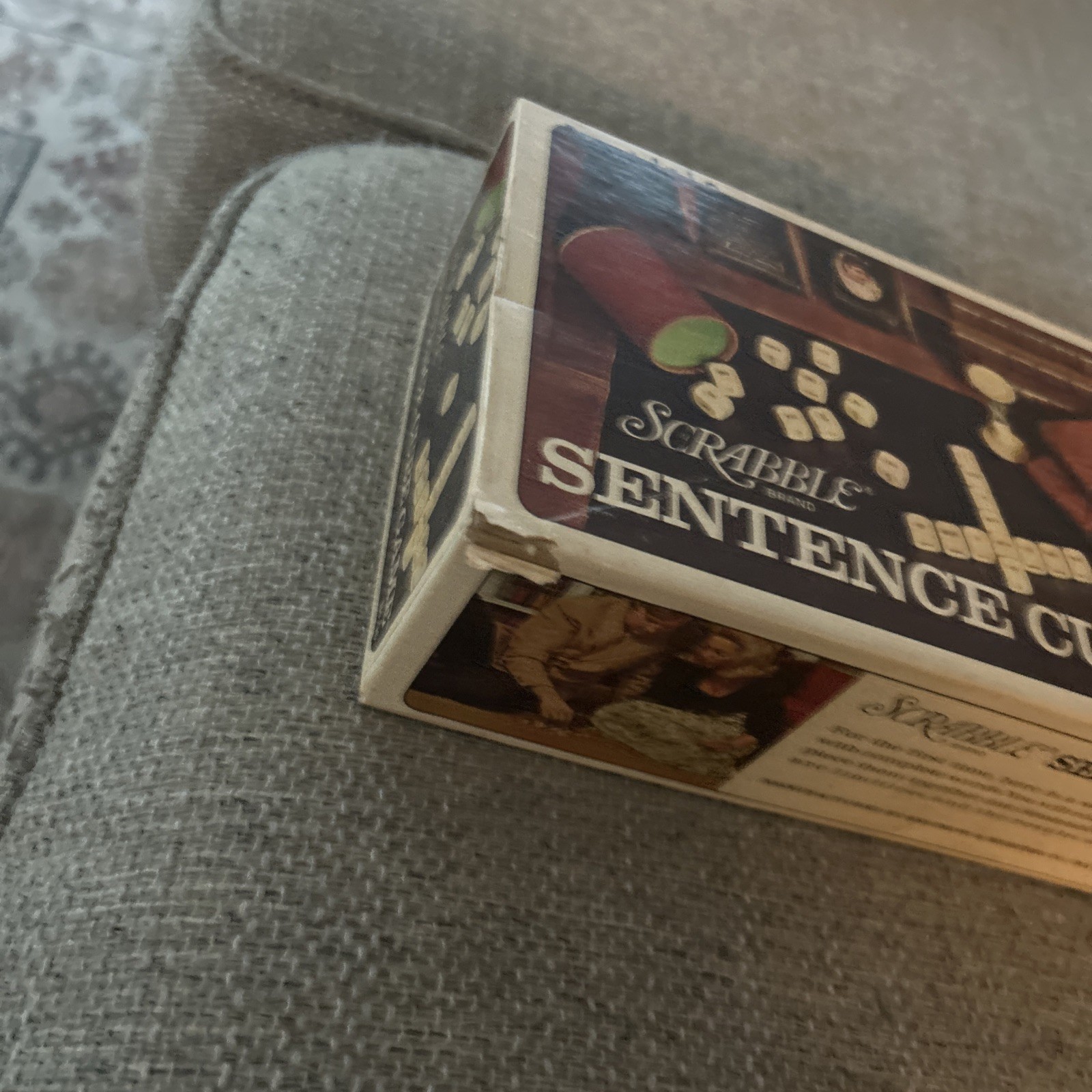 Vintage 1971 Scrabble Sentence Cube Game Complete Selchow & Righter Made in USA