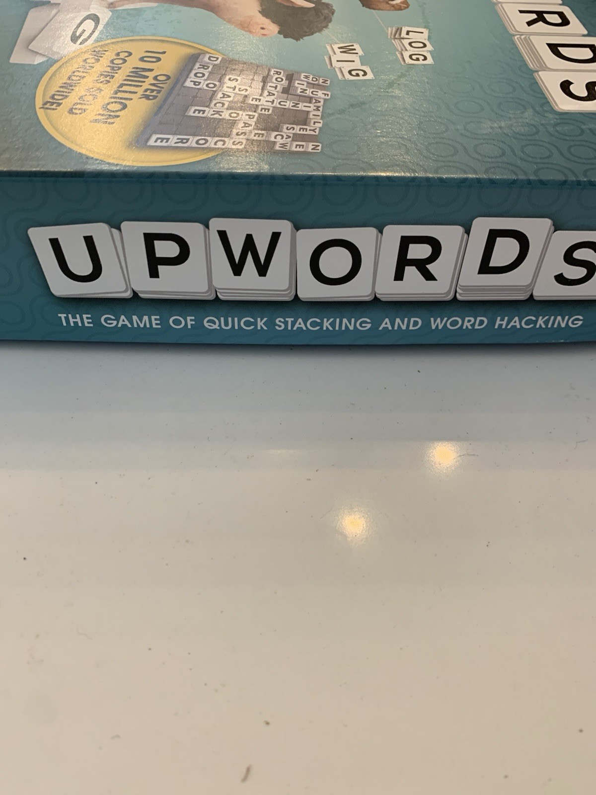 UpWords Board Game – The Game Of Quick Stacking And Word Hacking Unused Open Box