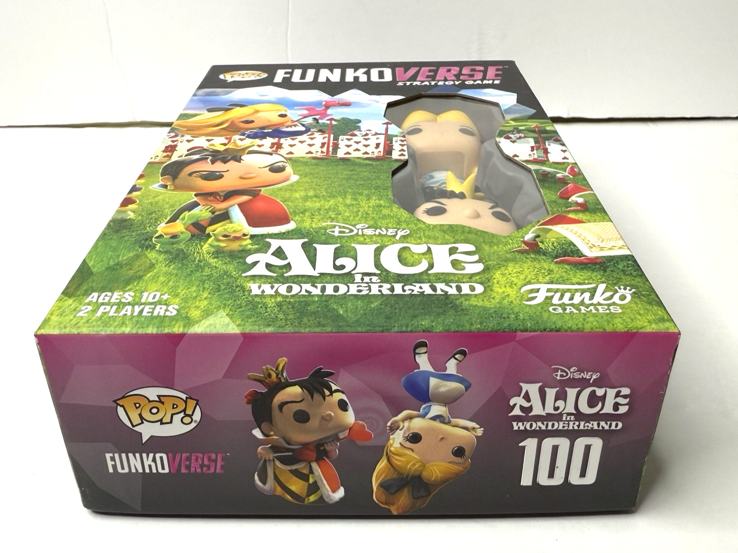 Pop! Funkoverse Strategy Game Disney Alice In Wonderland 100 Ages 10+ 2 Players
