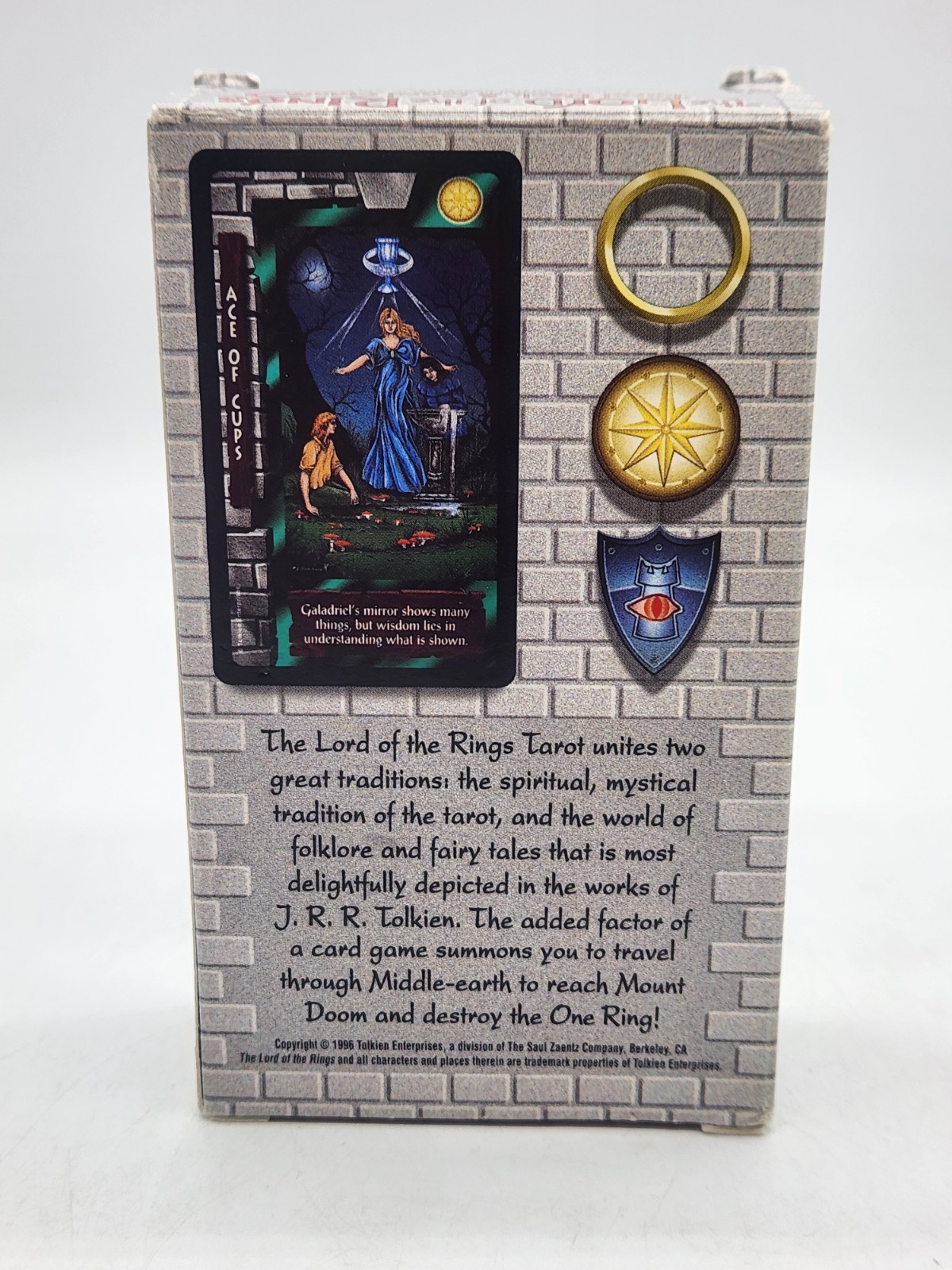 The Lord Of The Rings Tarot Deck & Card Game 1996 U.S. Games System Complete Set