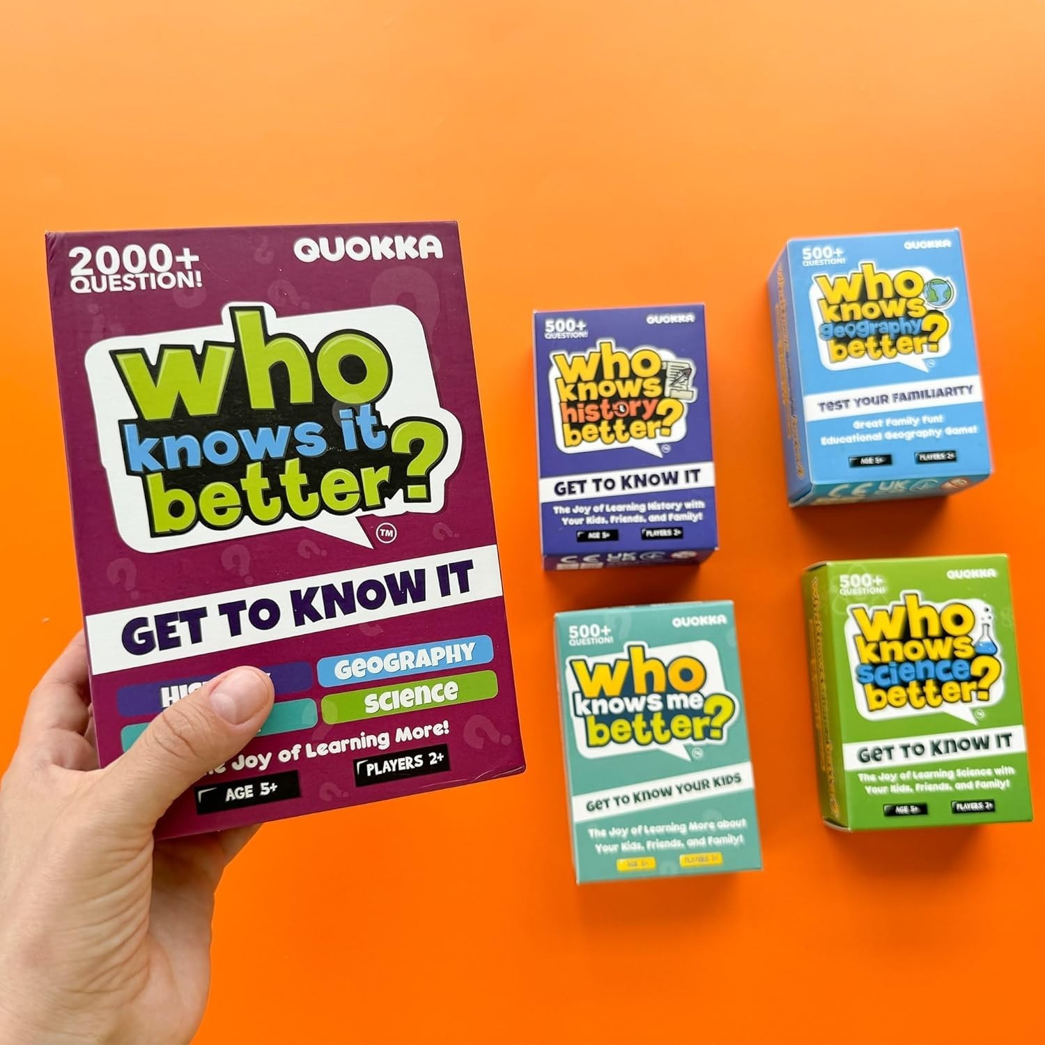 Engaging Family Card Trivia Game – Boost Knowledge with 2000+ Questions