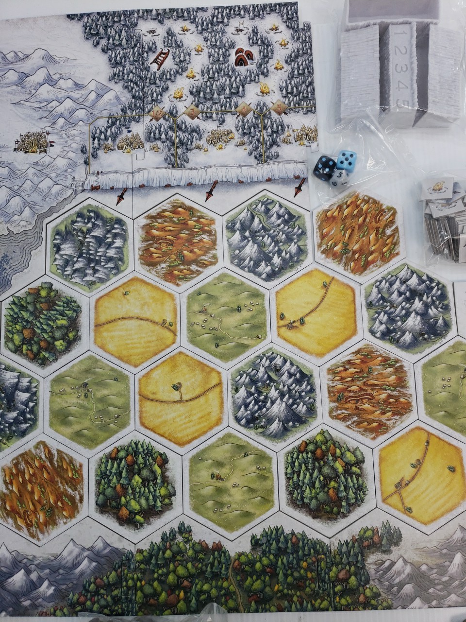 A Game of Thrones Catan: Brotherhood of the Watch Missing Manuel & A Border {98}