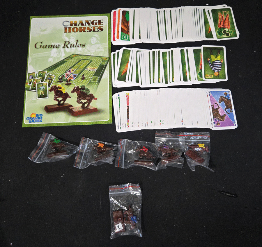 Change Horses Family Fun Horse Racing Board Game Rio Grande Games