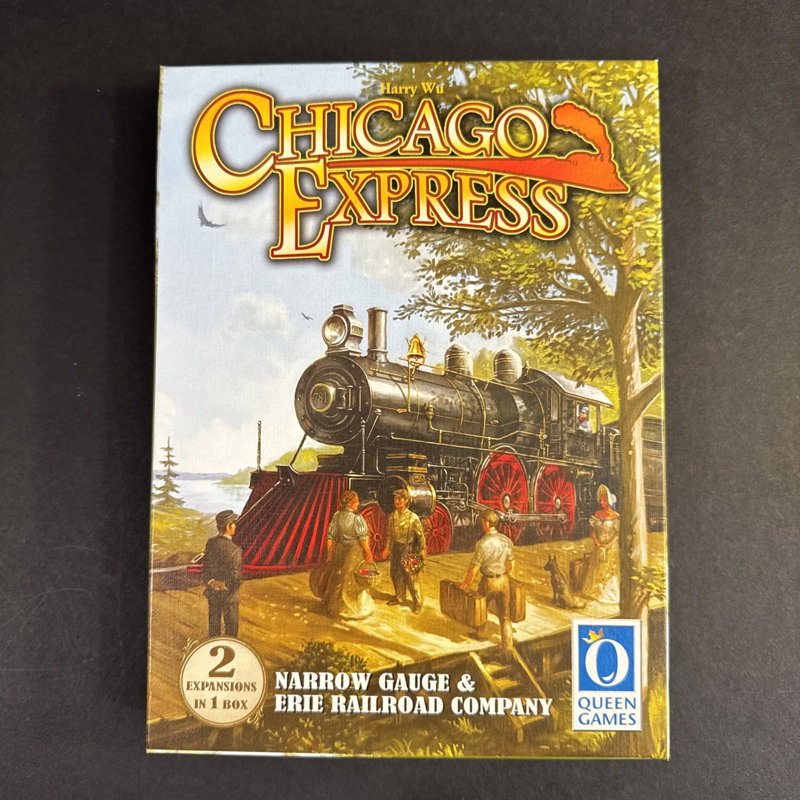 Queen Boardgame Chicago Express: Narrow Gauge & Erie Expansions Box New