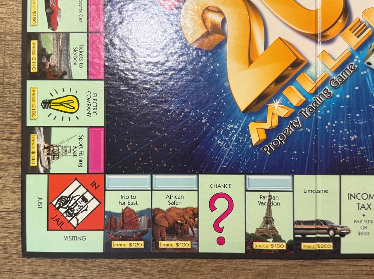Monopoly 2000 Millennium Board Game Parker Brothers Hasbro Read LV