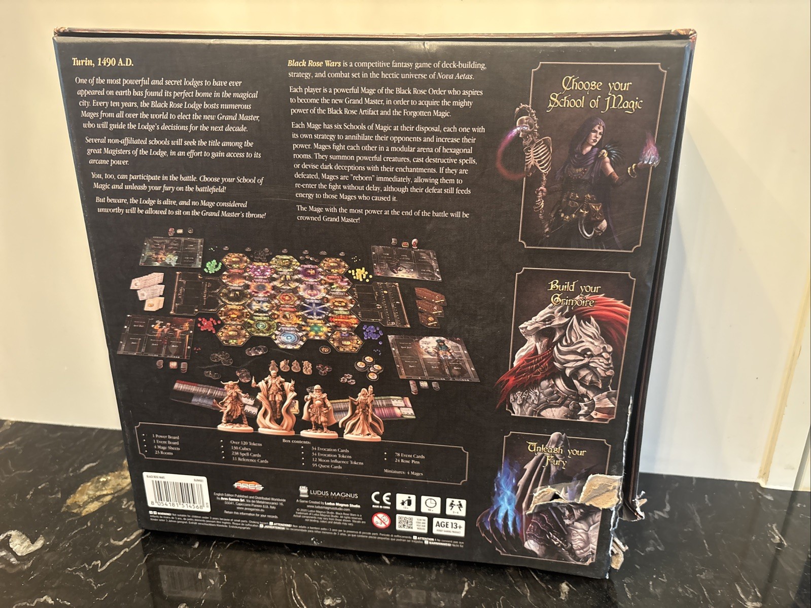 Ares Games Black Rose Wars Deck-Building Core Game – Read