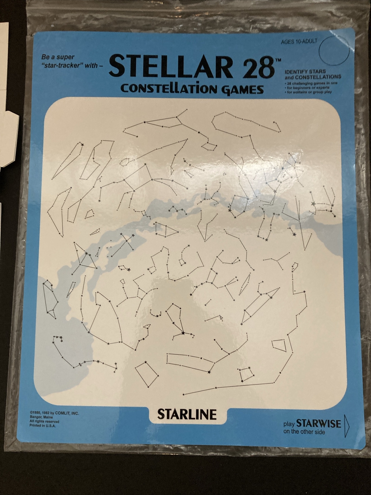 Stellar 28 Constellation Games (Starwise, Vintage, Space Card Game, Kendall Hunt