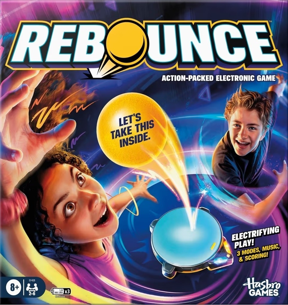Rebounce game electronic action game for family