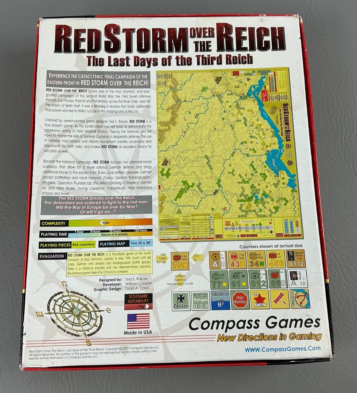 Red Storm Over the Reich Box – Compass Games – New in Open Box