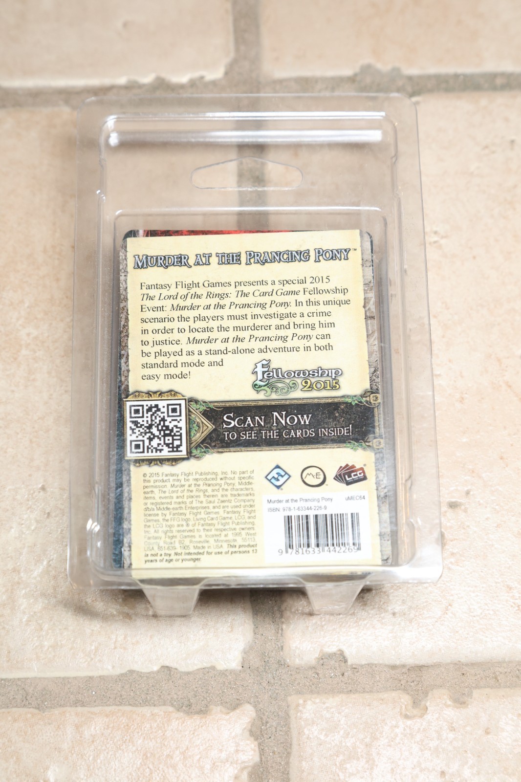 Lord of the Rings LCG – Murder at the Prancing Pony Scenario – New / Unplayed!