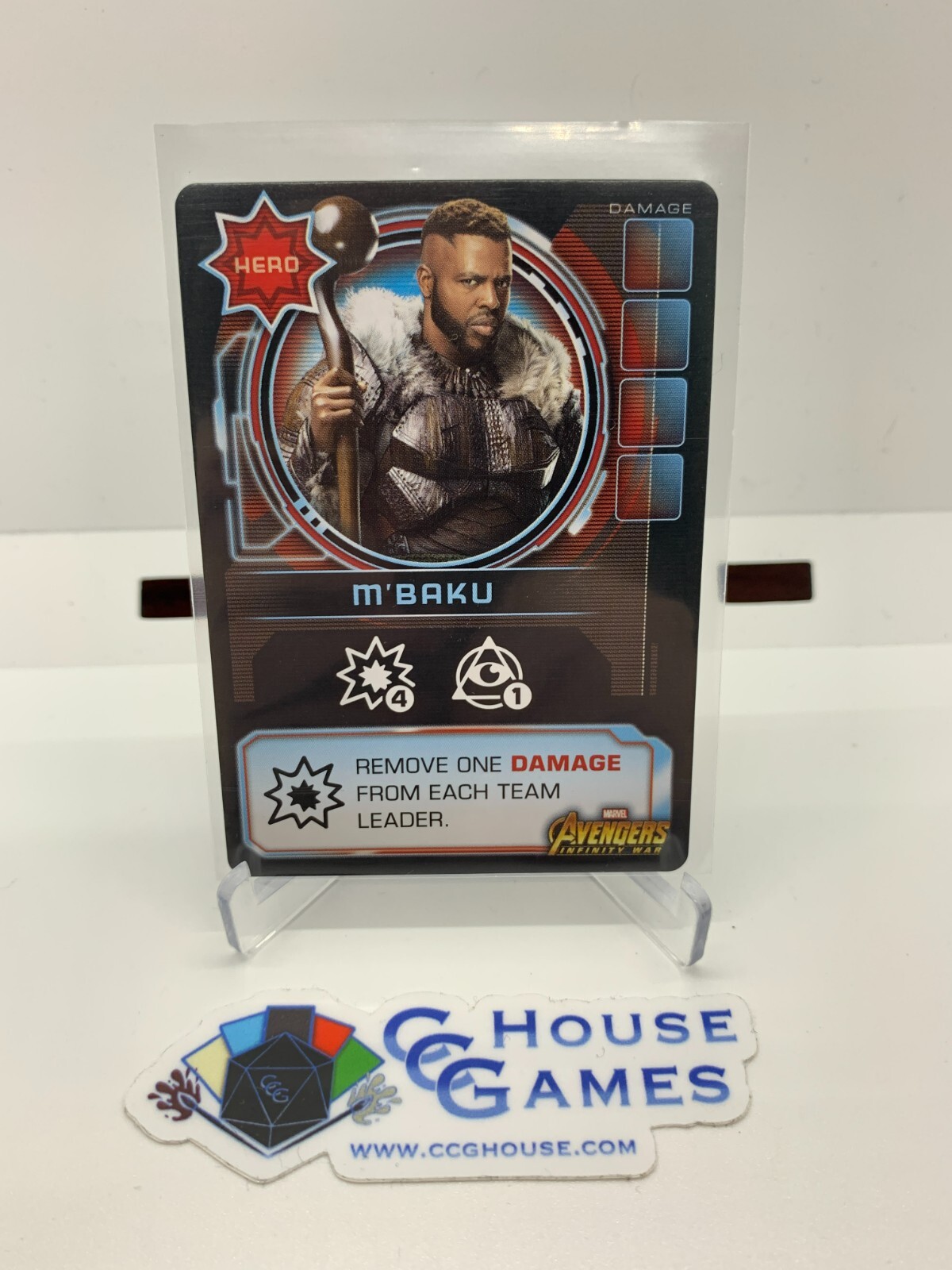 Avengers Infinity Thanos Rising Board Game Promo Asset Card – M’Baku *CCGHouse*