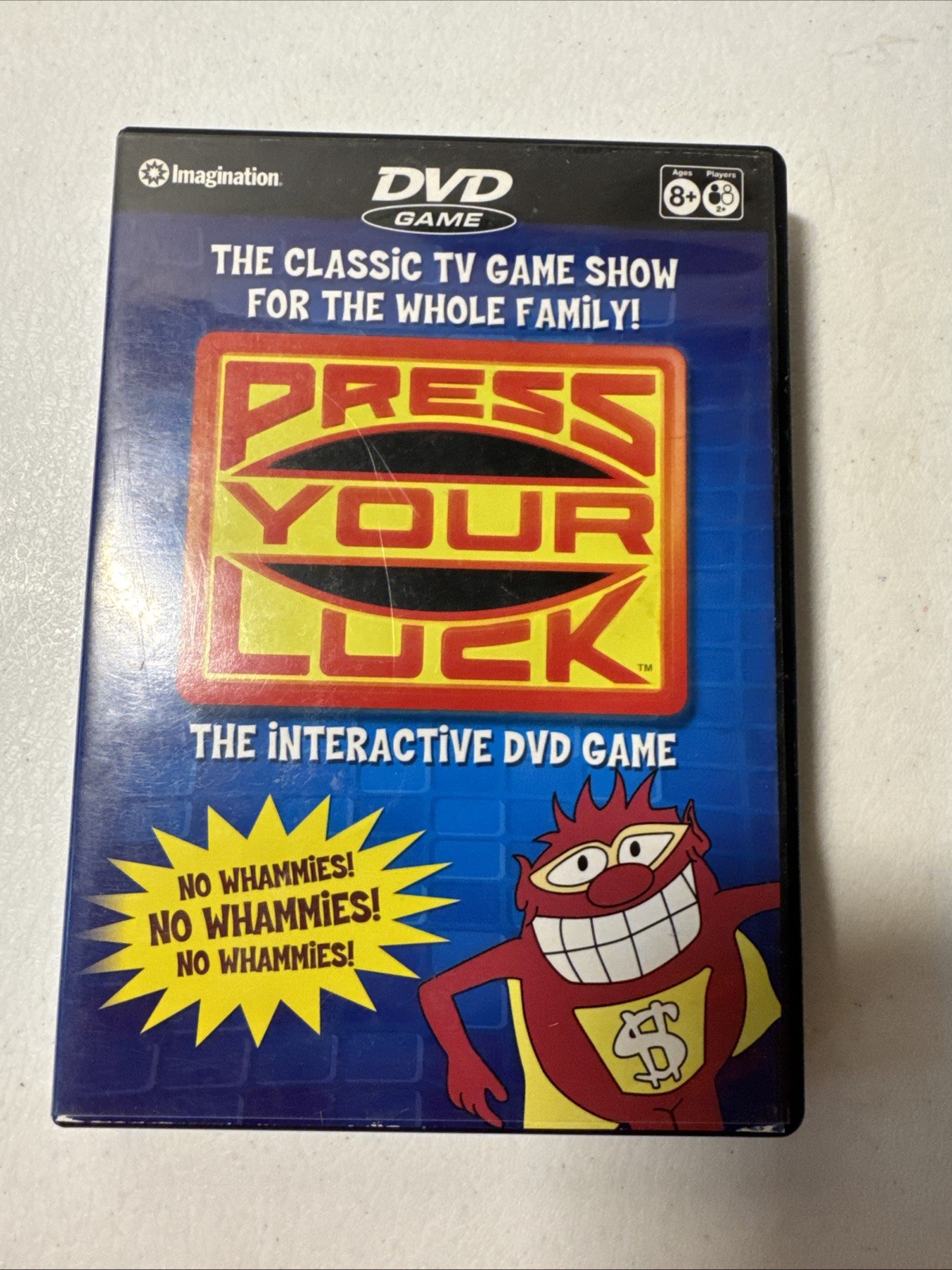 Press Your Luck Interactive DVD Game By Imagination Whammy No Whammies GOOD