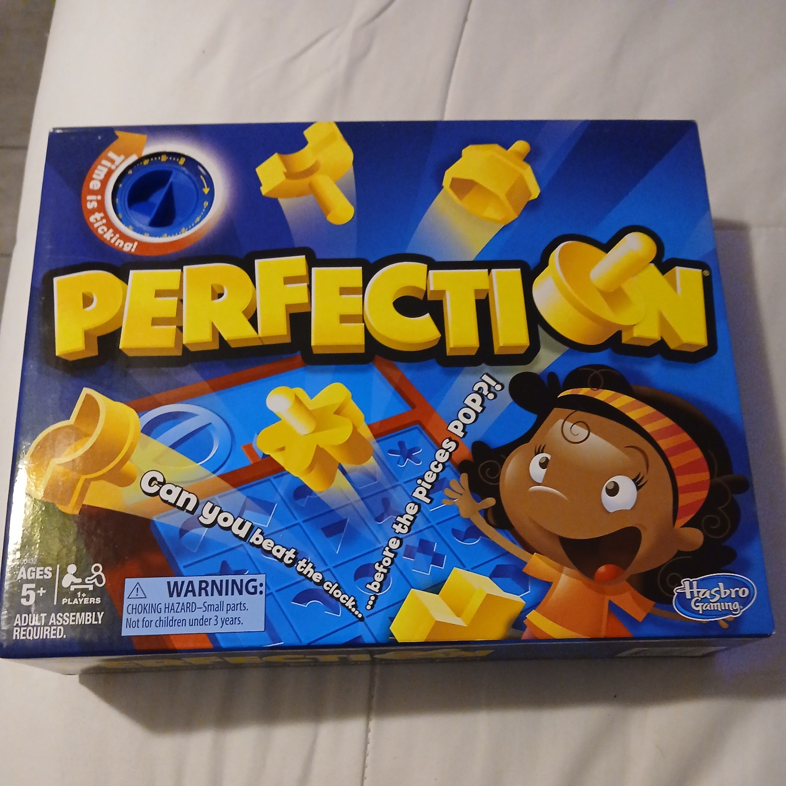 Hasbro Gaming Perfection Game for Preschoolers and Kids Ages 5 and Up, Popping