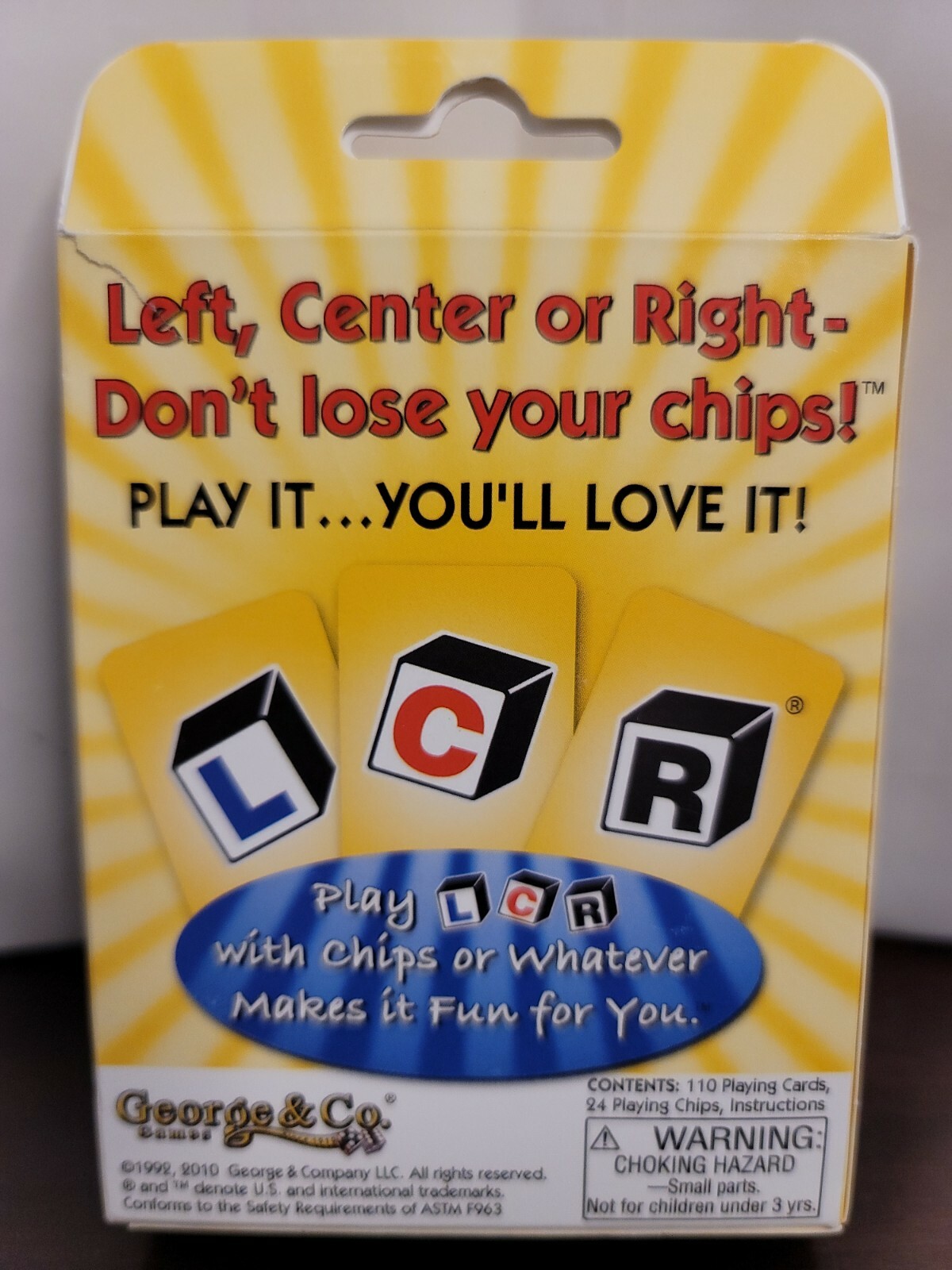 LCR® Left Center Right Card Game