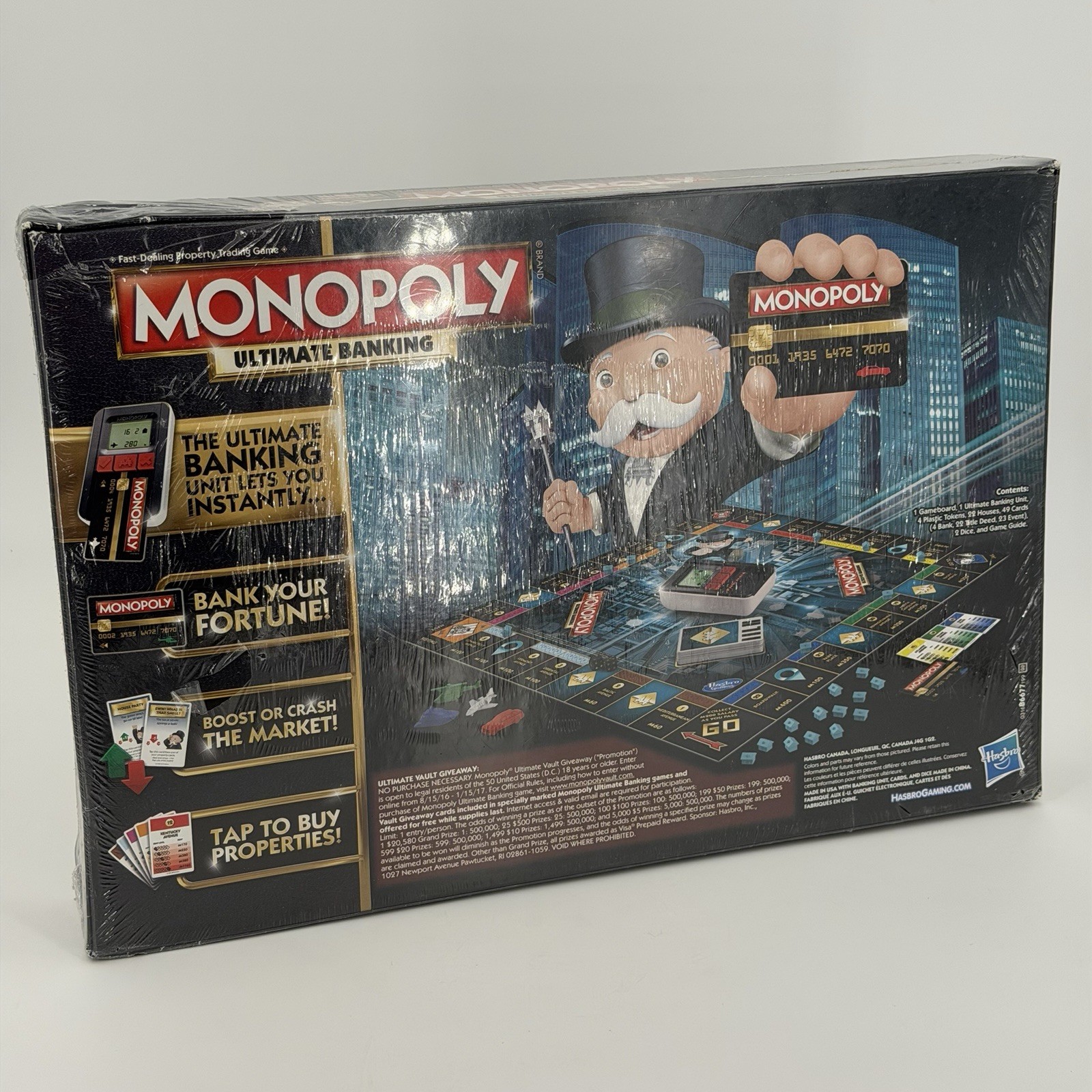 2015 Monopoly: Ultimate Banking Board Game New Sealed Hasbro Parker Brothers