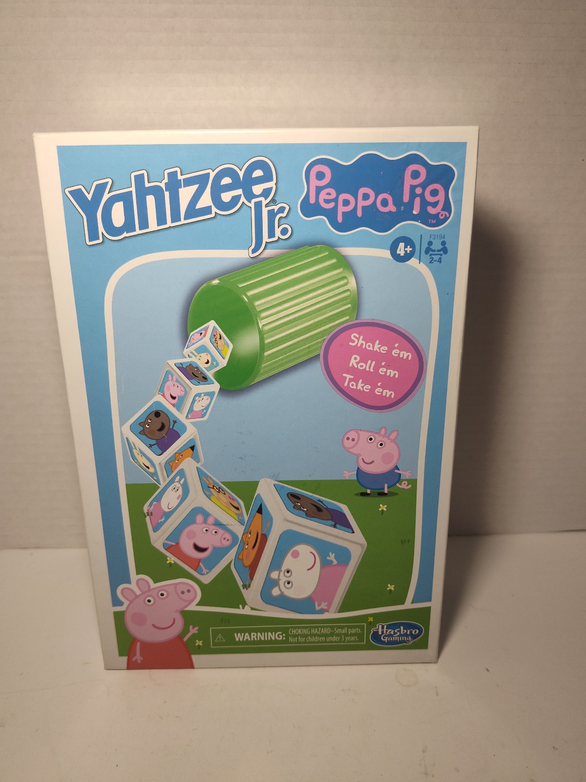 Peppa Pig Edition Yahtzee Jr. Board Game for Kids Ages 4 and Up