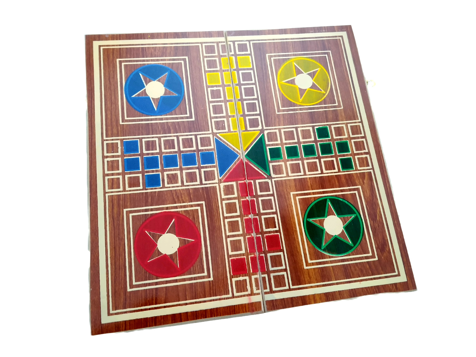 Ludo Wooden Board Game Foldable Classic Modern Fun Board Game With Fast Delivery