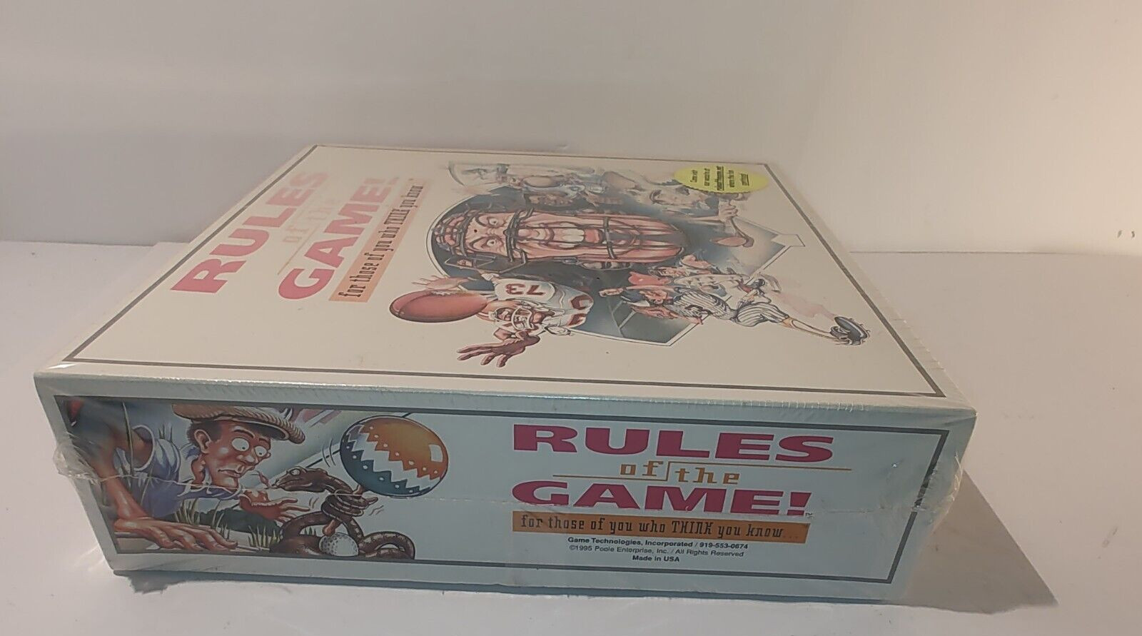 Rules of The Game Board Game For Those Who Think You Know Sports Trivia sealed