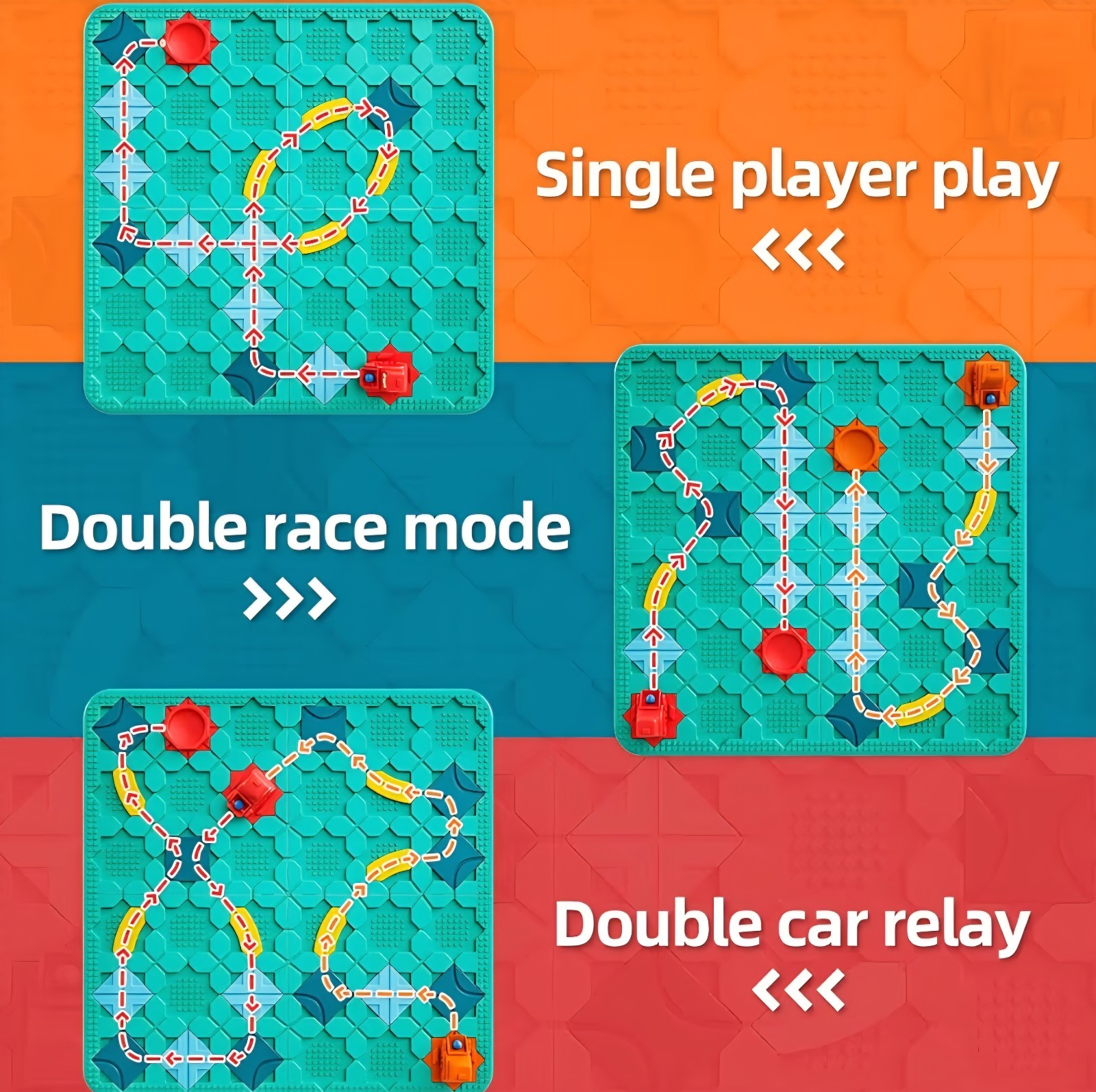 Logical Road Builder Games STEM Family Board Game, Large Educational Smart Brain