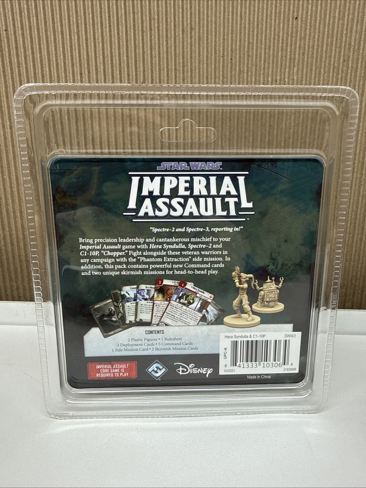 Star Wars Imperial Assault Hera Syndulla & C1-10P Ally Pack Sealed FFG Disney