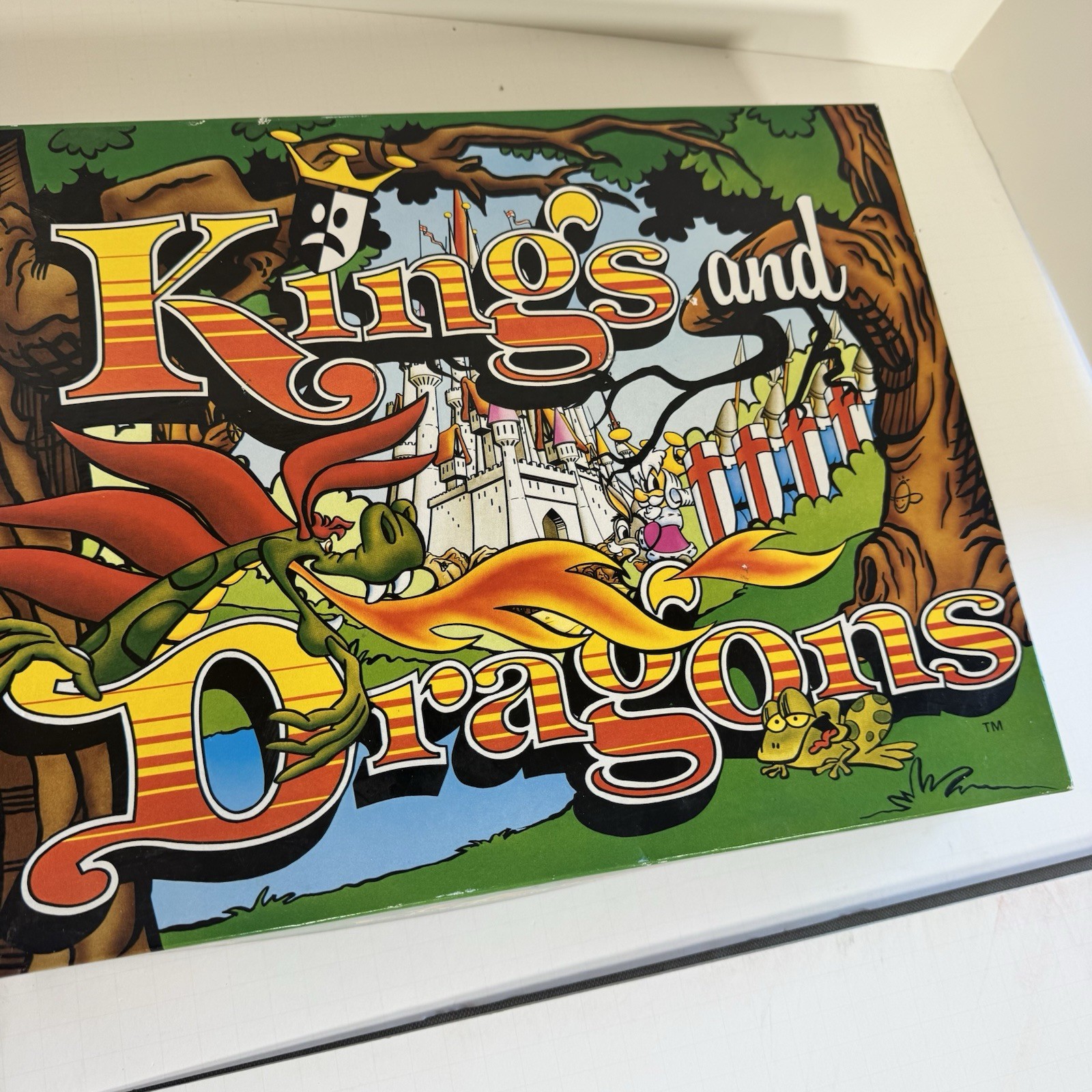 Kings and Dragons Board Game 1973 GW Thor Johnson Complete 1999 Rules