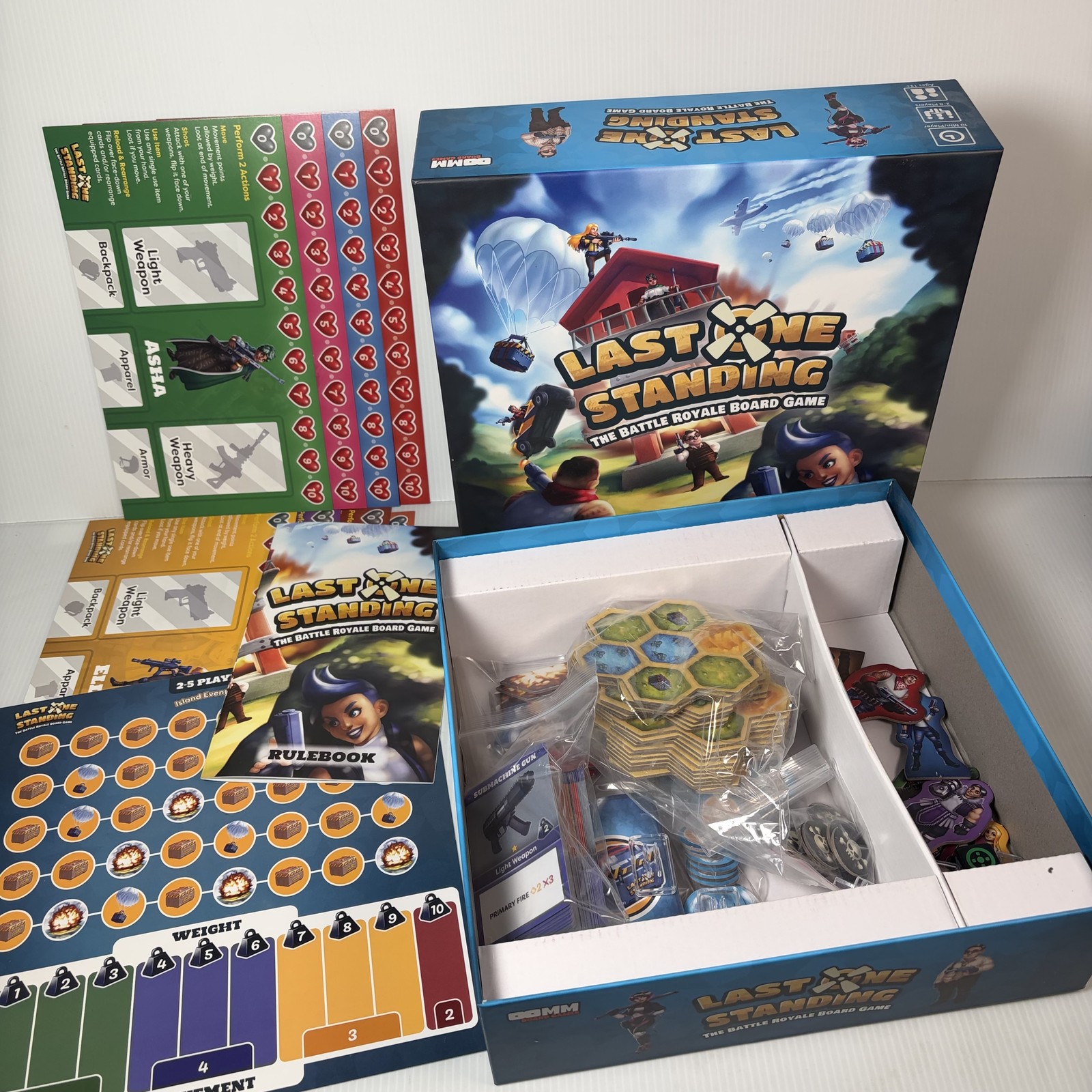 Last One Standing The Battle Royale Board Game OOMM Games 2nd Edition Complete