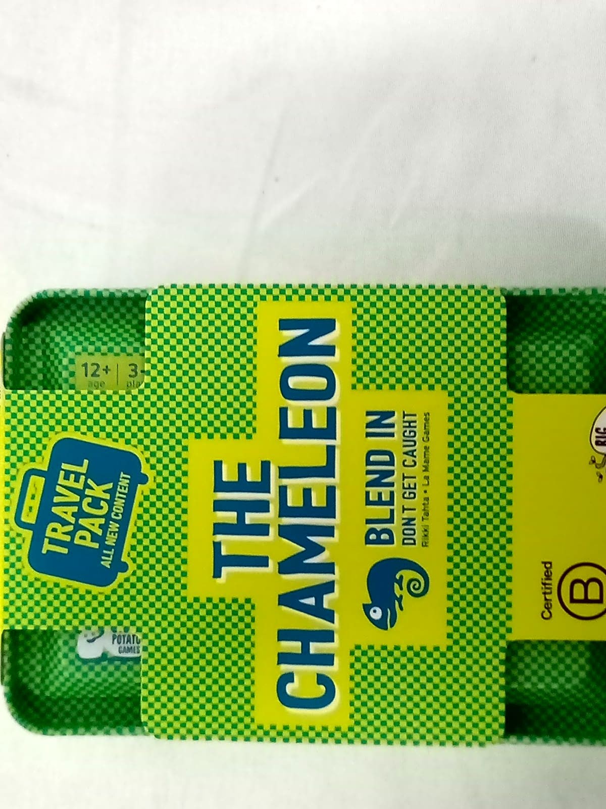 Big Potato Games The Chameleon Travel Party Game