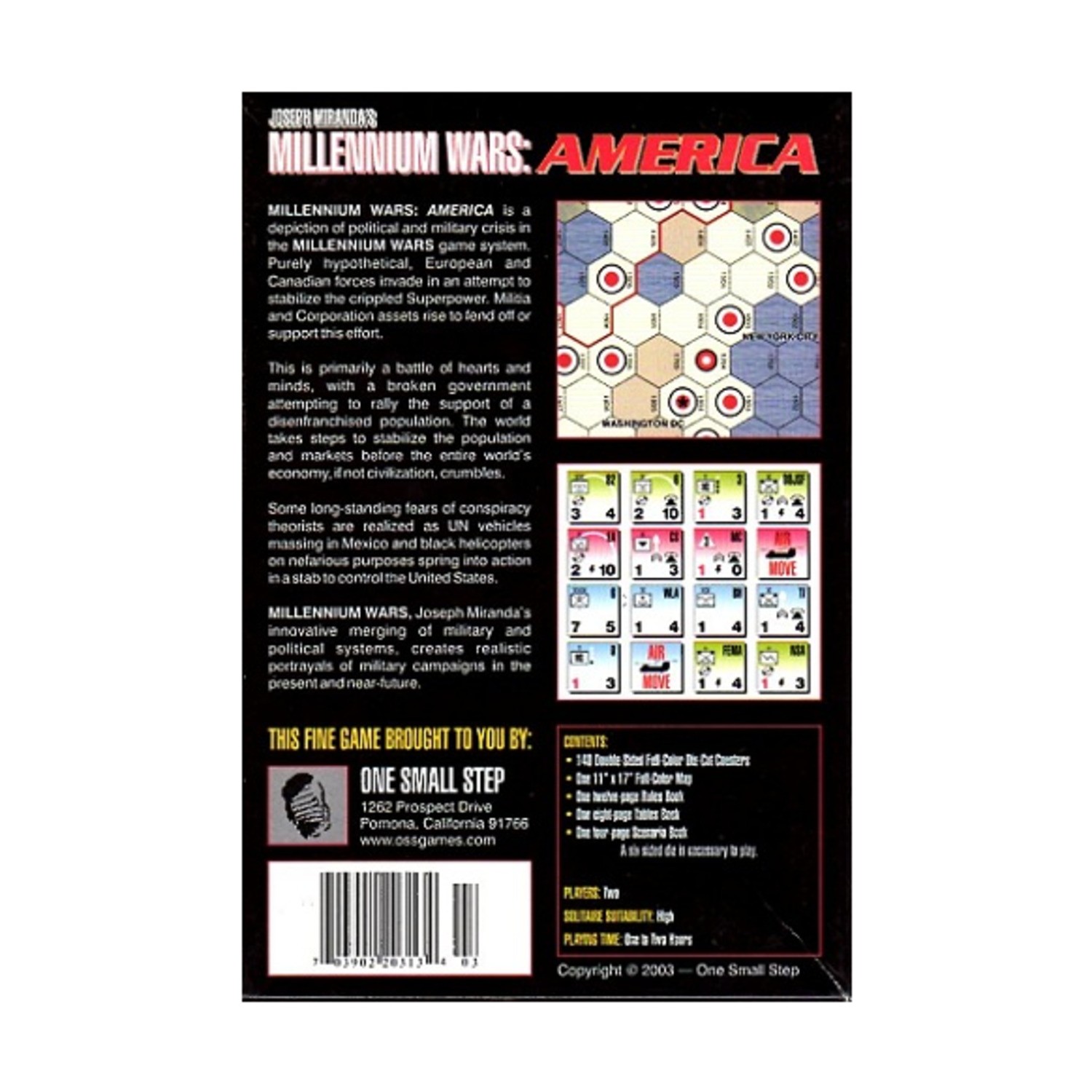 One Small Step Millennium Wars America Box VG+/NM