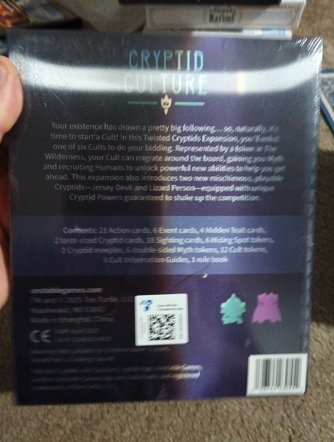 Unstable Games Twisted Cryptids Expansion Cryptid Culture (English) NEW 2025