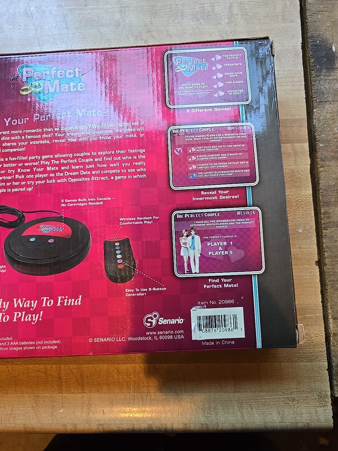 The Perfect Mate Wireless Video Game TV Plug In NEW In Box 2005 Up To 8 Players