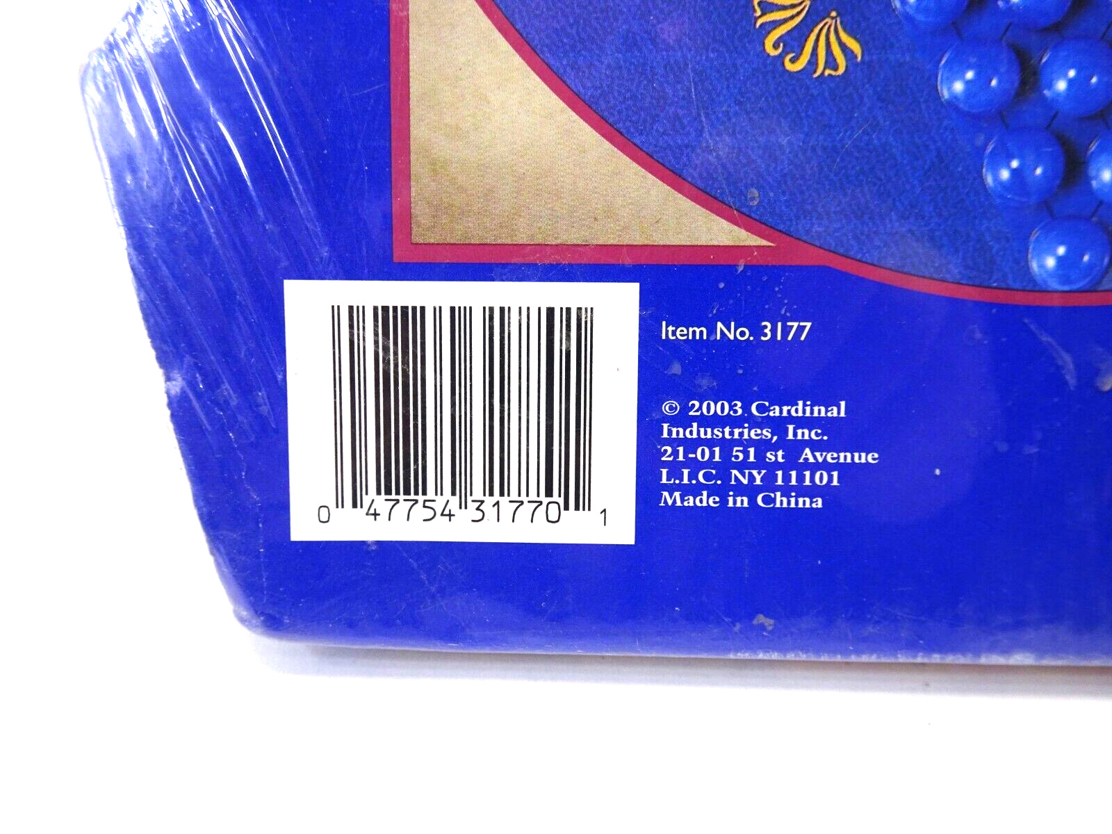 VTG Cardinal Chinese Checkers REGULAR CHECKERS & CHESS Metal 2003 FACTORY SEALED