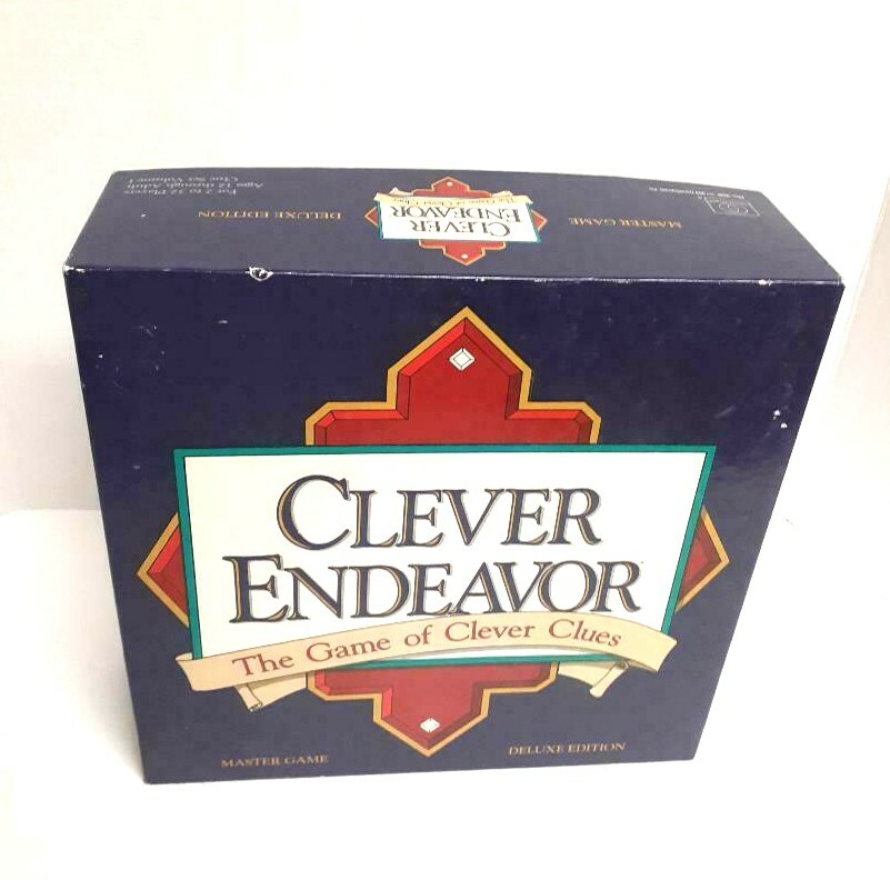 Clever Endeavor, the Game of Clever Clues Master Game Deluxe Edition 1989.