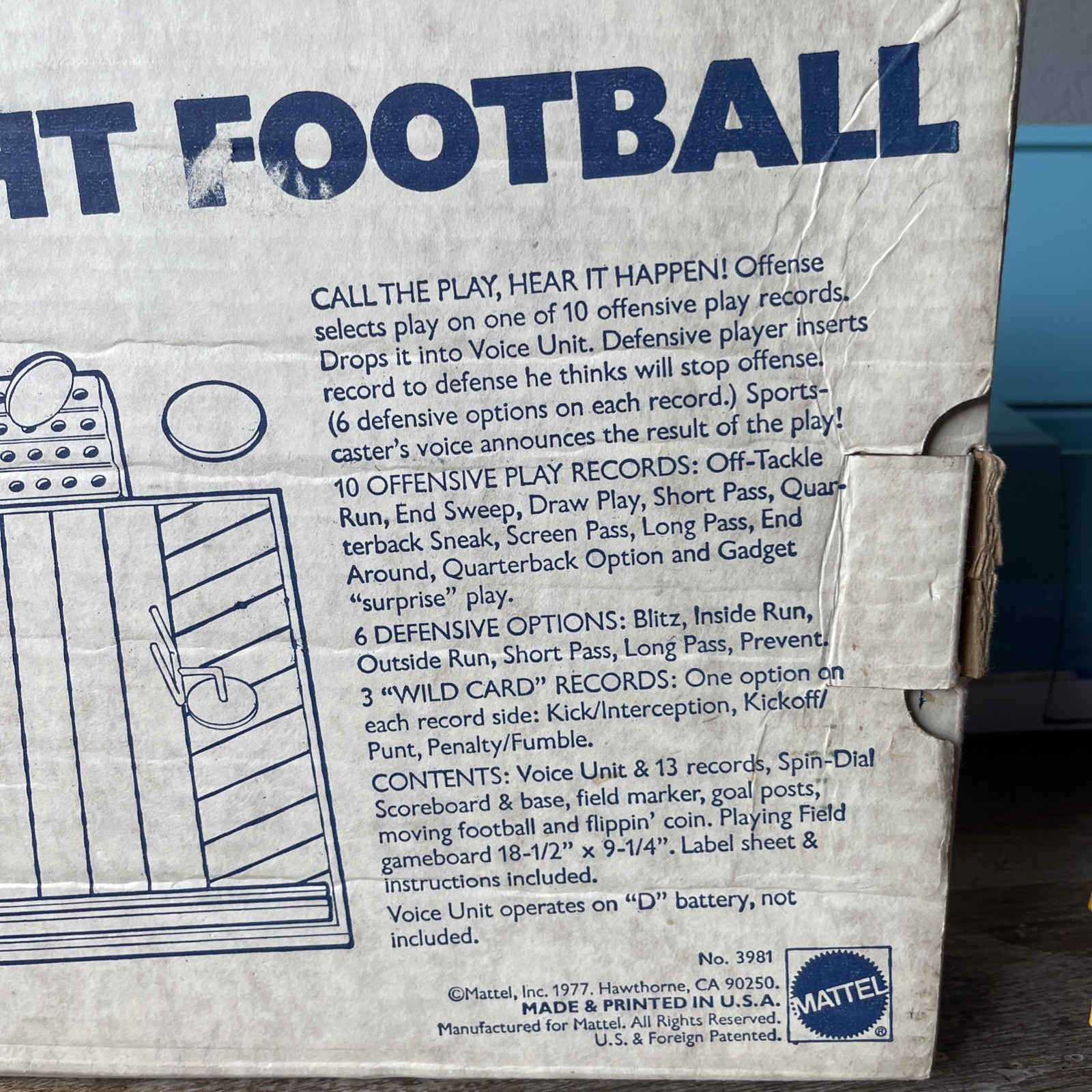 Mattel Talking ABC Monday Night Football Sports Caster