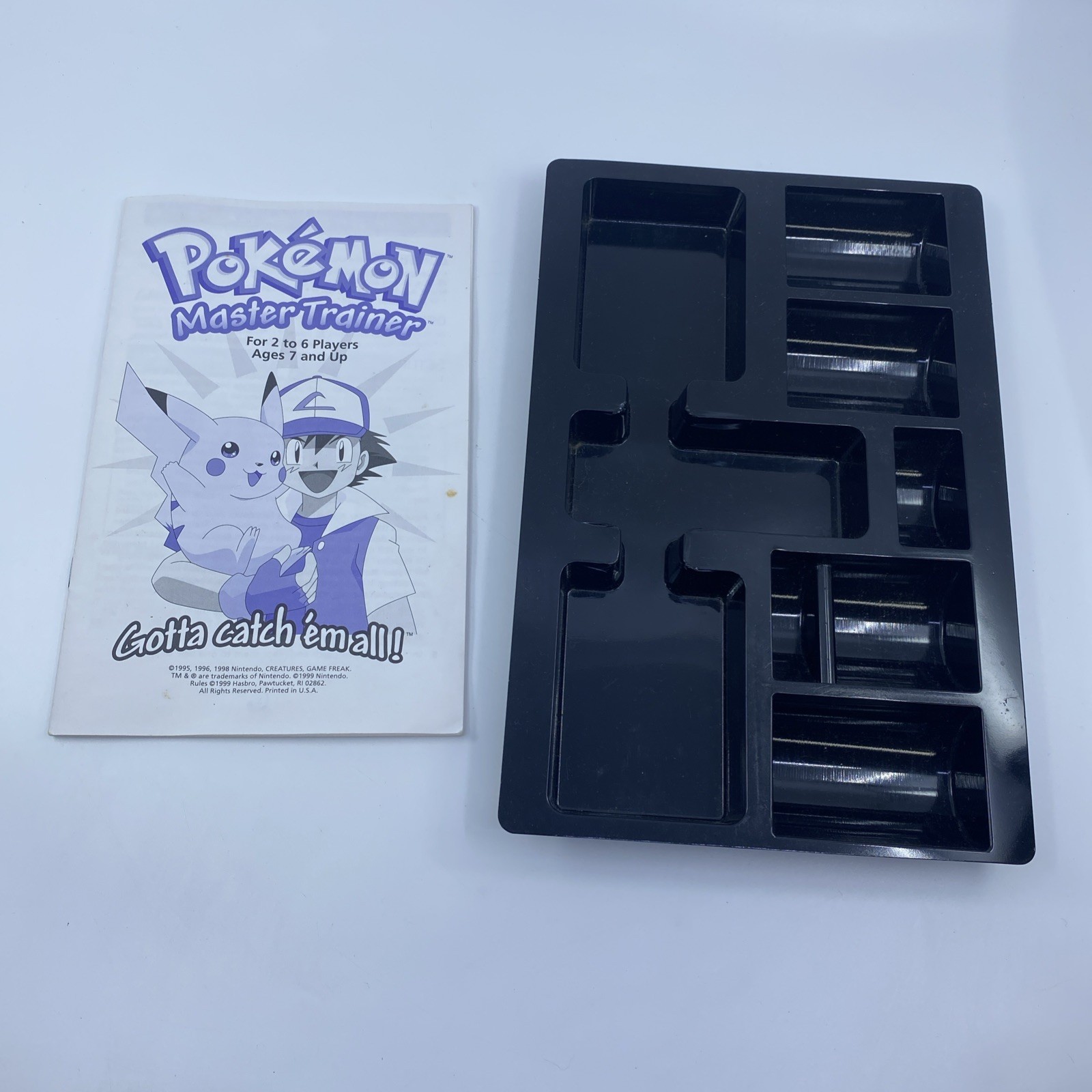 1999 Pokémon Master Trainer Board Game Milton Bradley Incomplete See Description