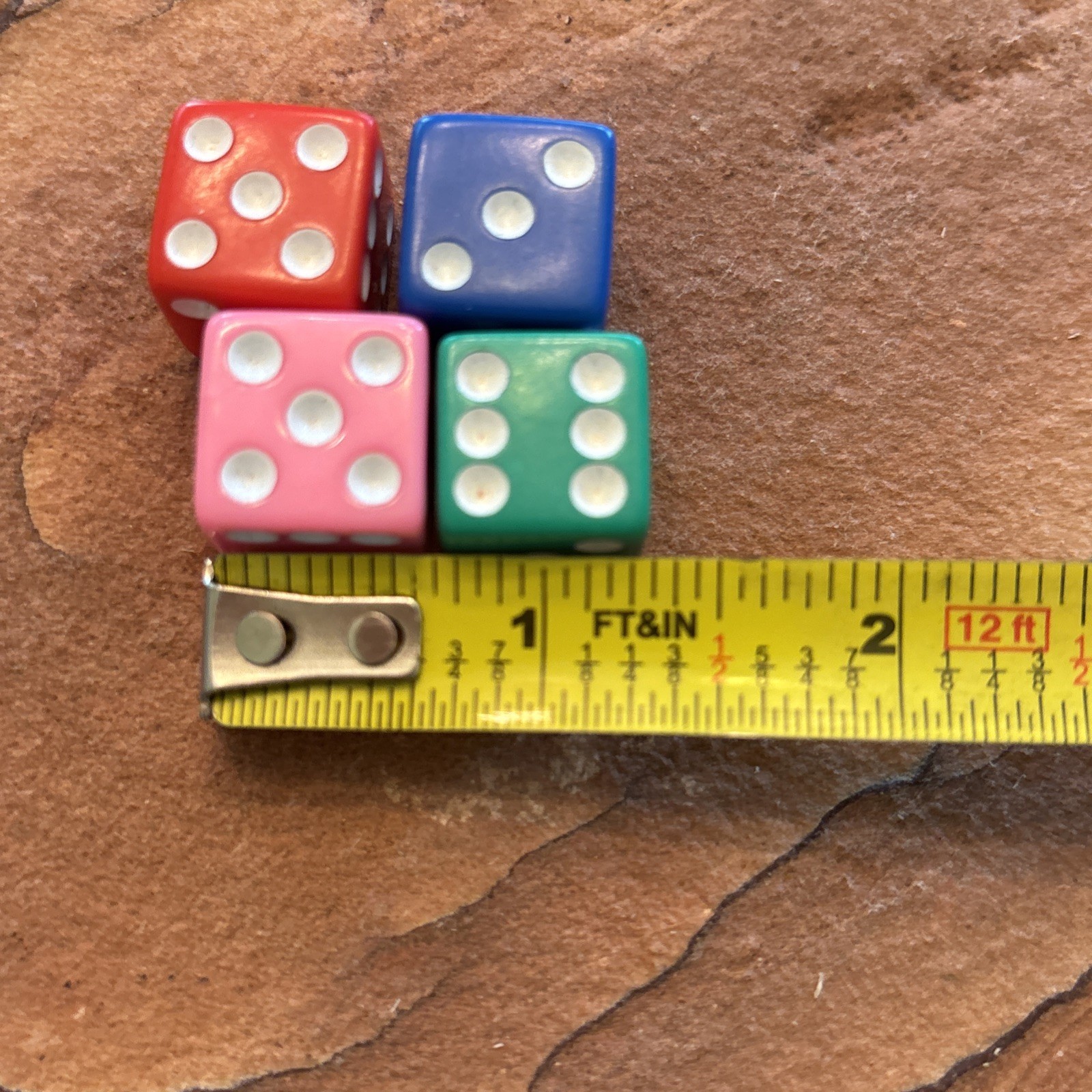 Left Right Center Game Dice And Colored Dice Lot Of 7