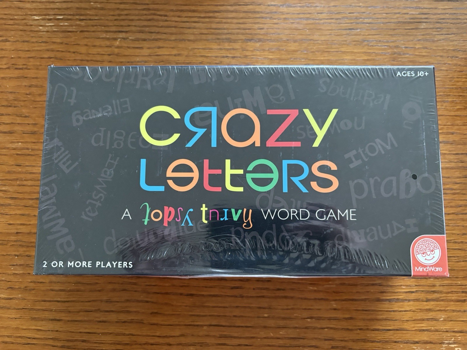 NIB Sealed MindWare CRAZY LETTERS A Topsy Turvy Word Game 2016