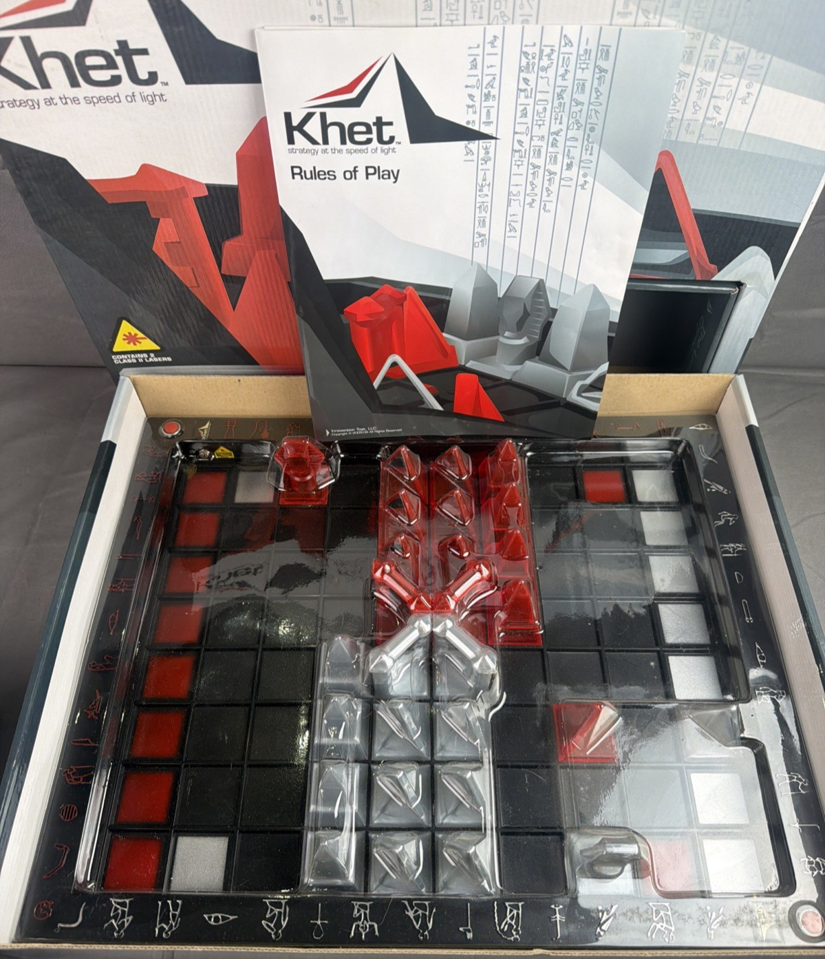 KHET Laser Strategy Board Game w/ 3D Tower of Kadesh Expansion Mensa Winner NEW