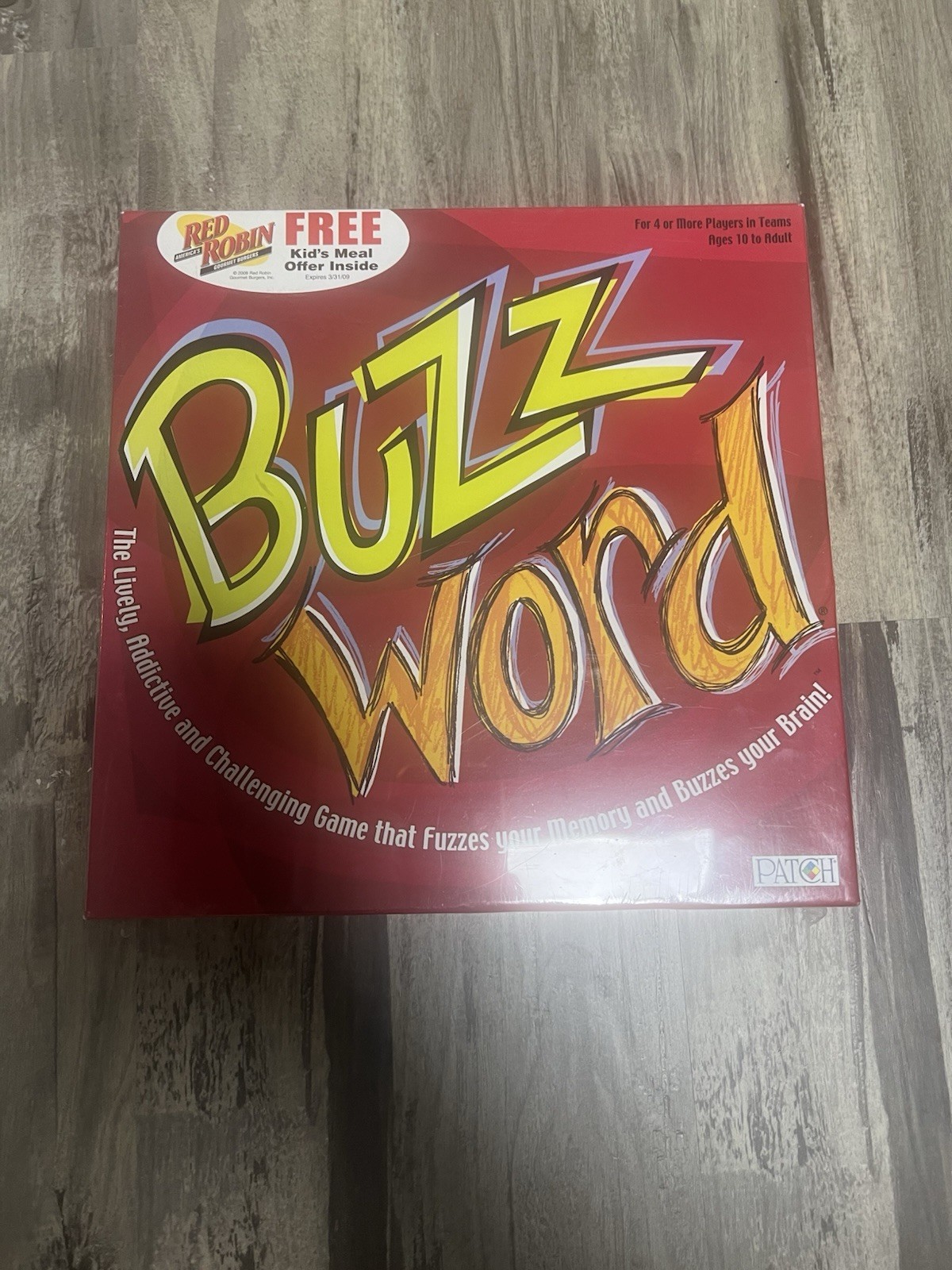 Brand New Buzz Word Game by Patch #7363 Ages 10 to Adult – Vintage 2003