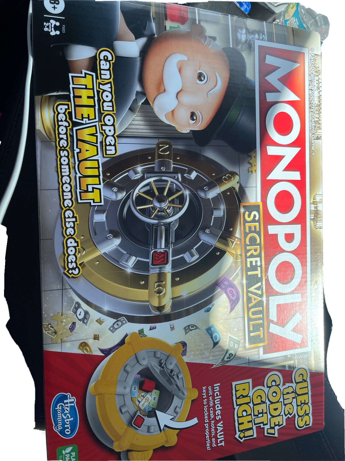 MONOPOLY Secret Vault Board Game for Kids Ages 8 and Up, Family Board Game fo…